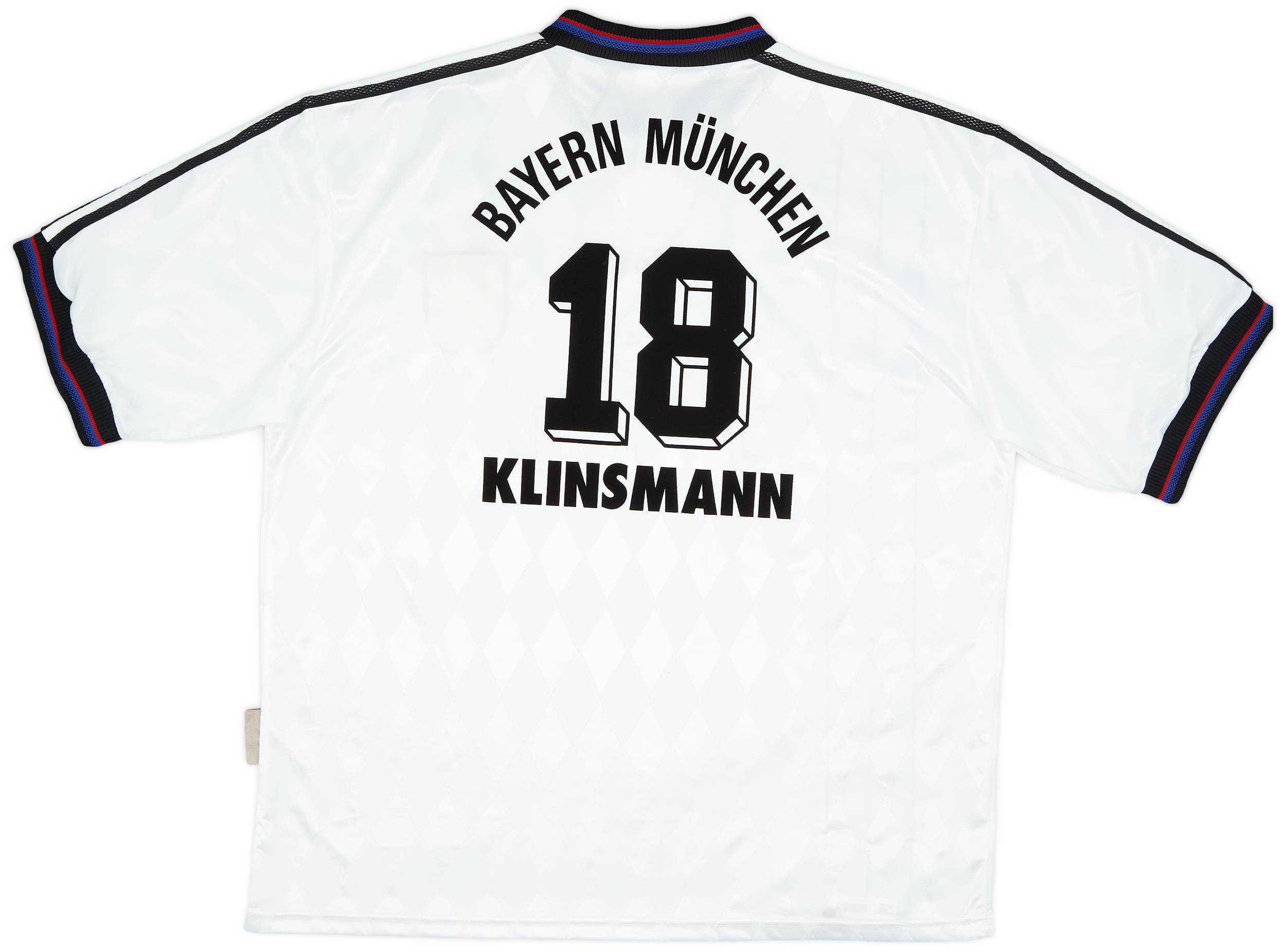 1996-98 Bayern Munich Away Shirt Klinsmann #18 - 9/10 - (XXL)