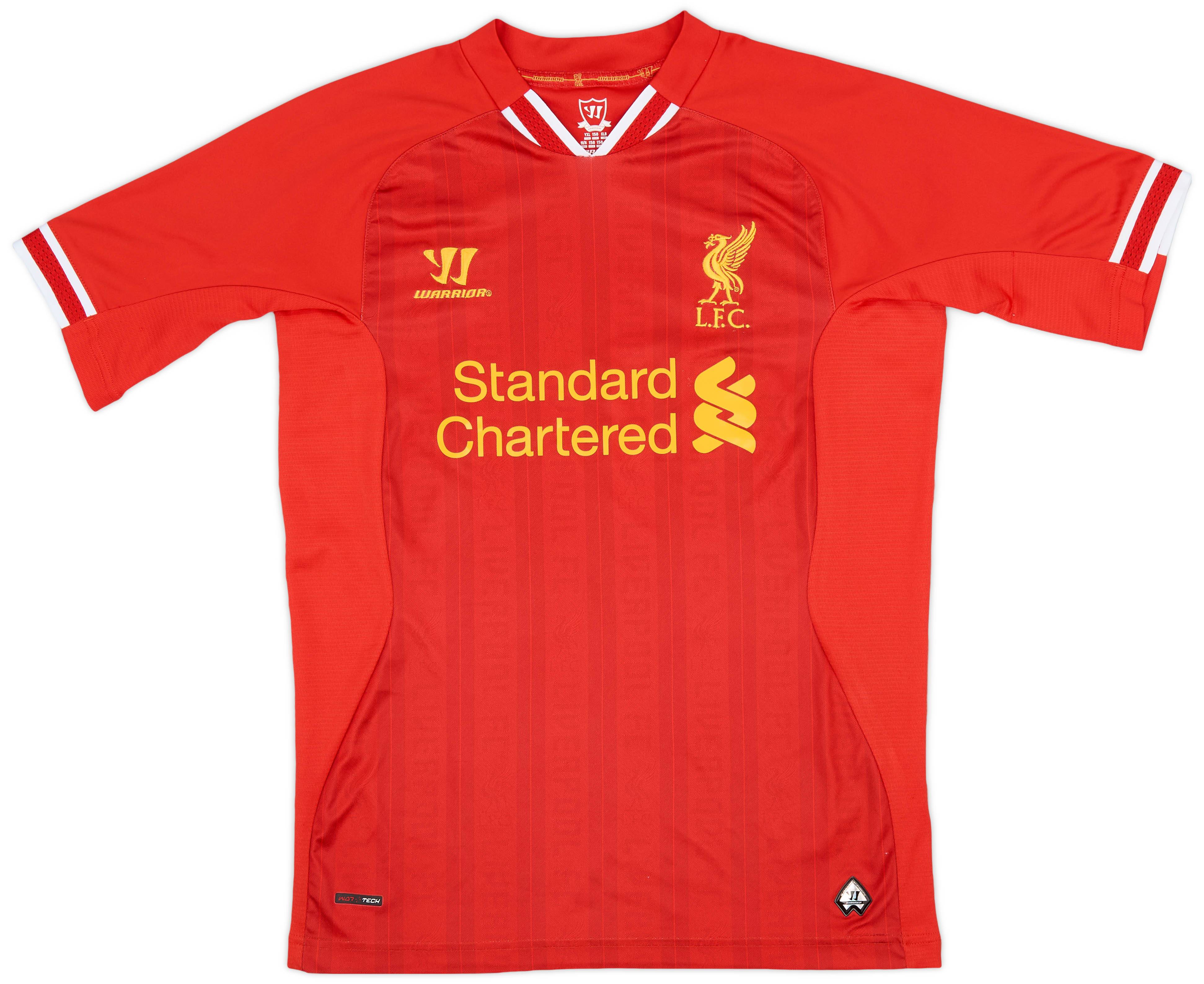 2013-14 Liverpool Home Shirt - 8/10 - (XL.Boys)