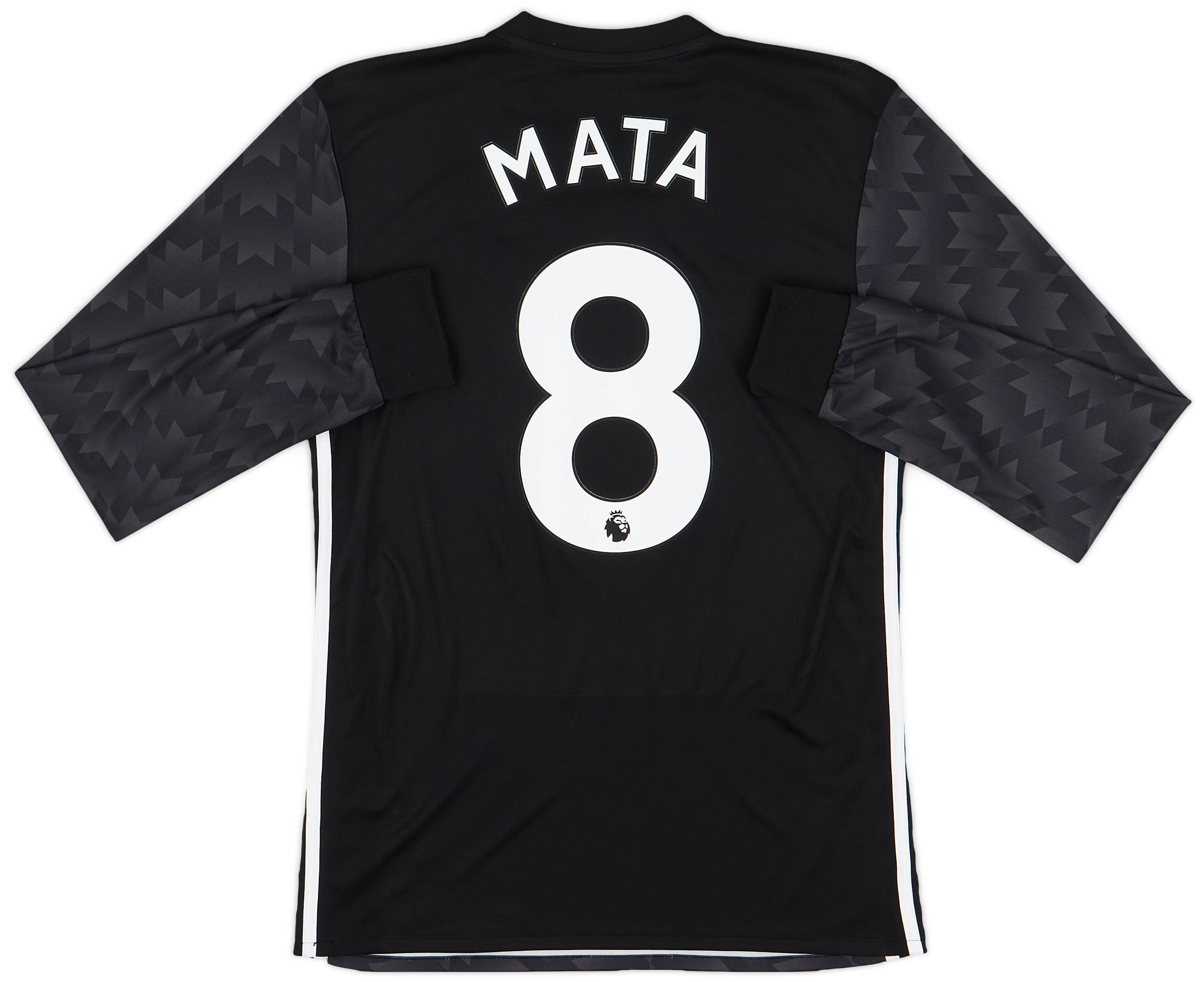 2017-18 Manchester United Away L/S Shirt Mata #8 - 10/10 - (S)