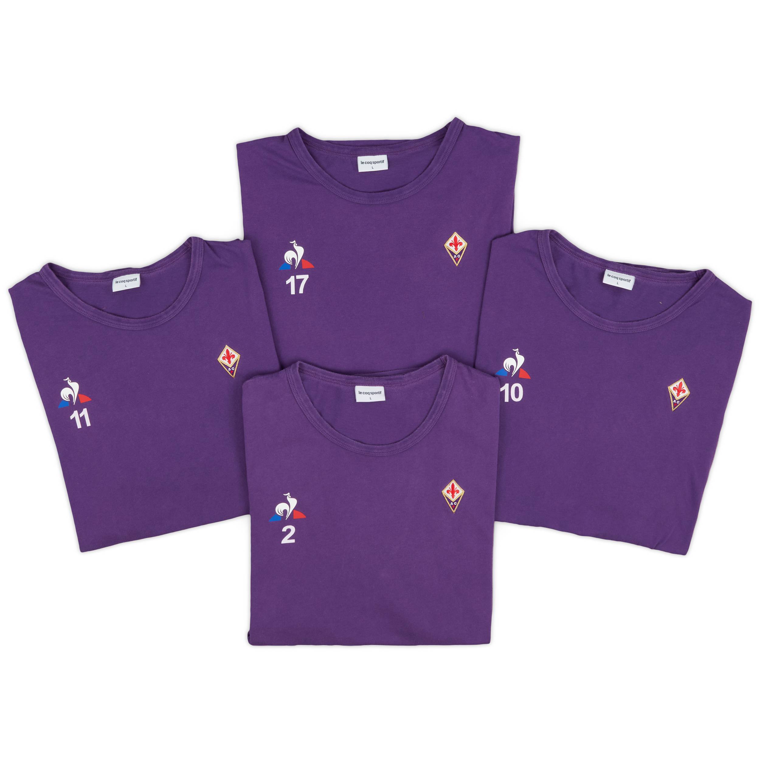 2019-20 Fiorentina Player Issue Tee # - 6/10