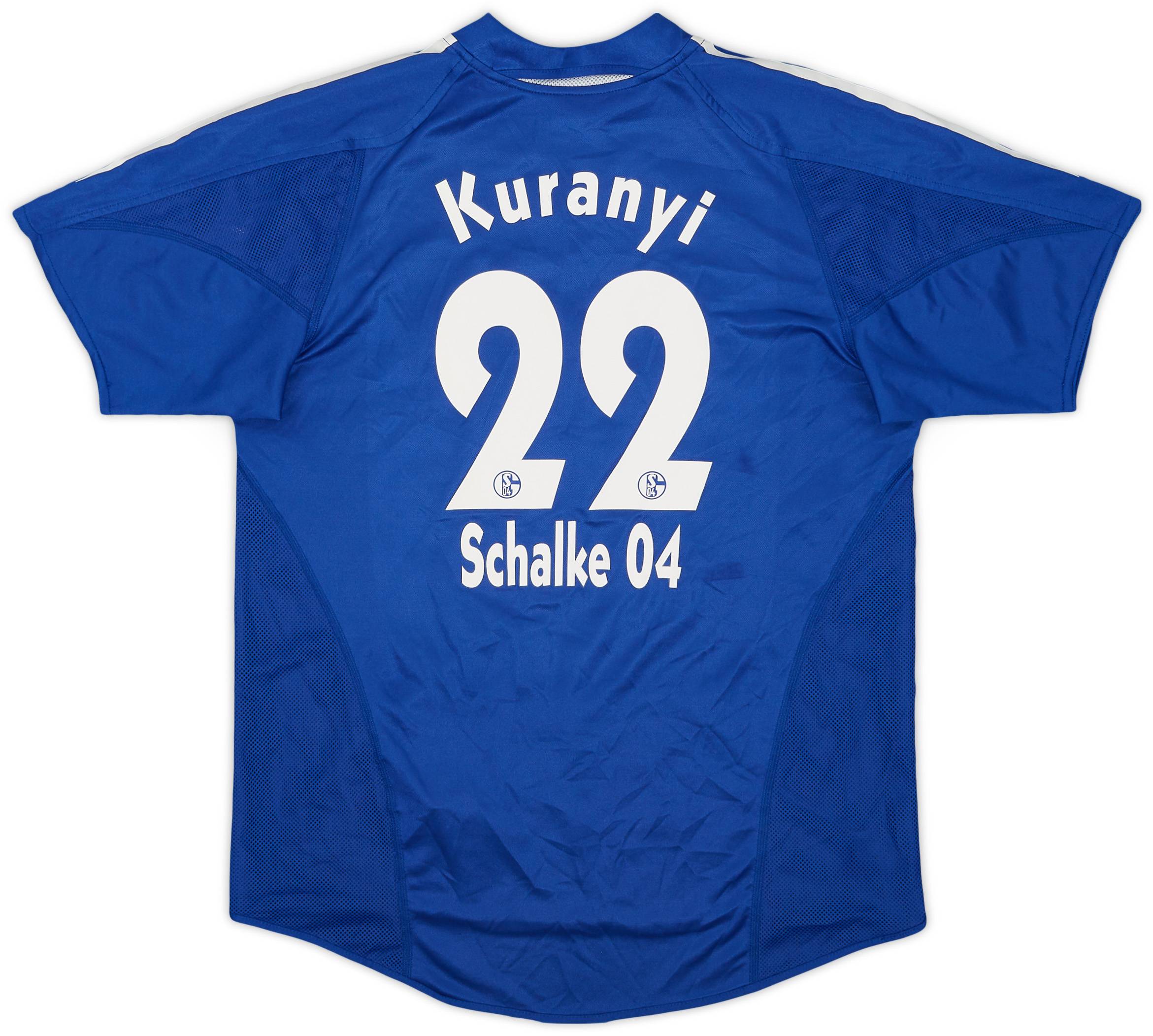 2004-05 Schalke Home Shirt Kuranyi #22 - 8/10 - (XL.Boys)