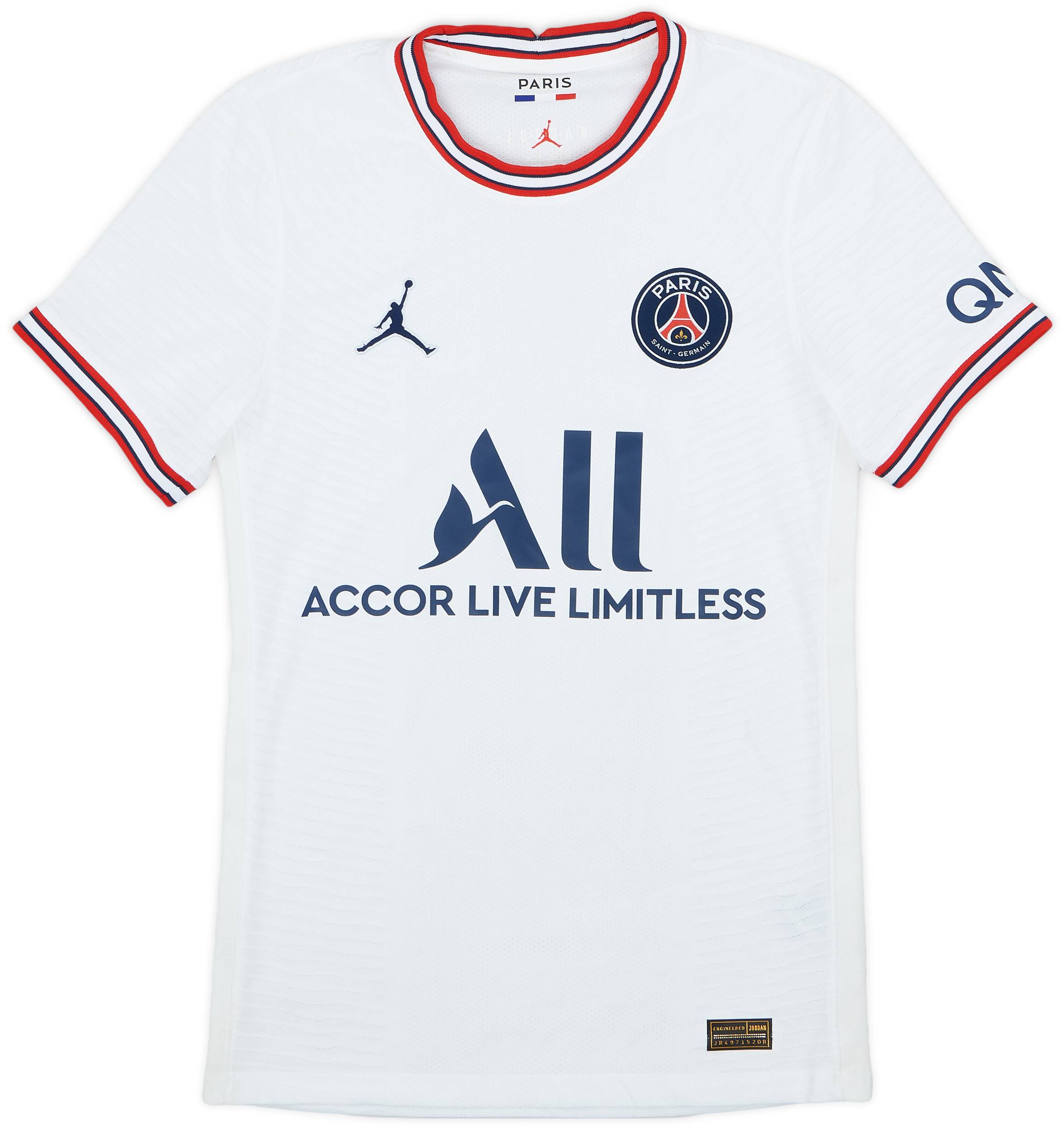 2021-22 Paris Saint-Germain Authentic Fourth Shirt - 10/10 - (XS)