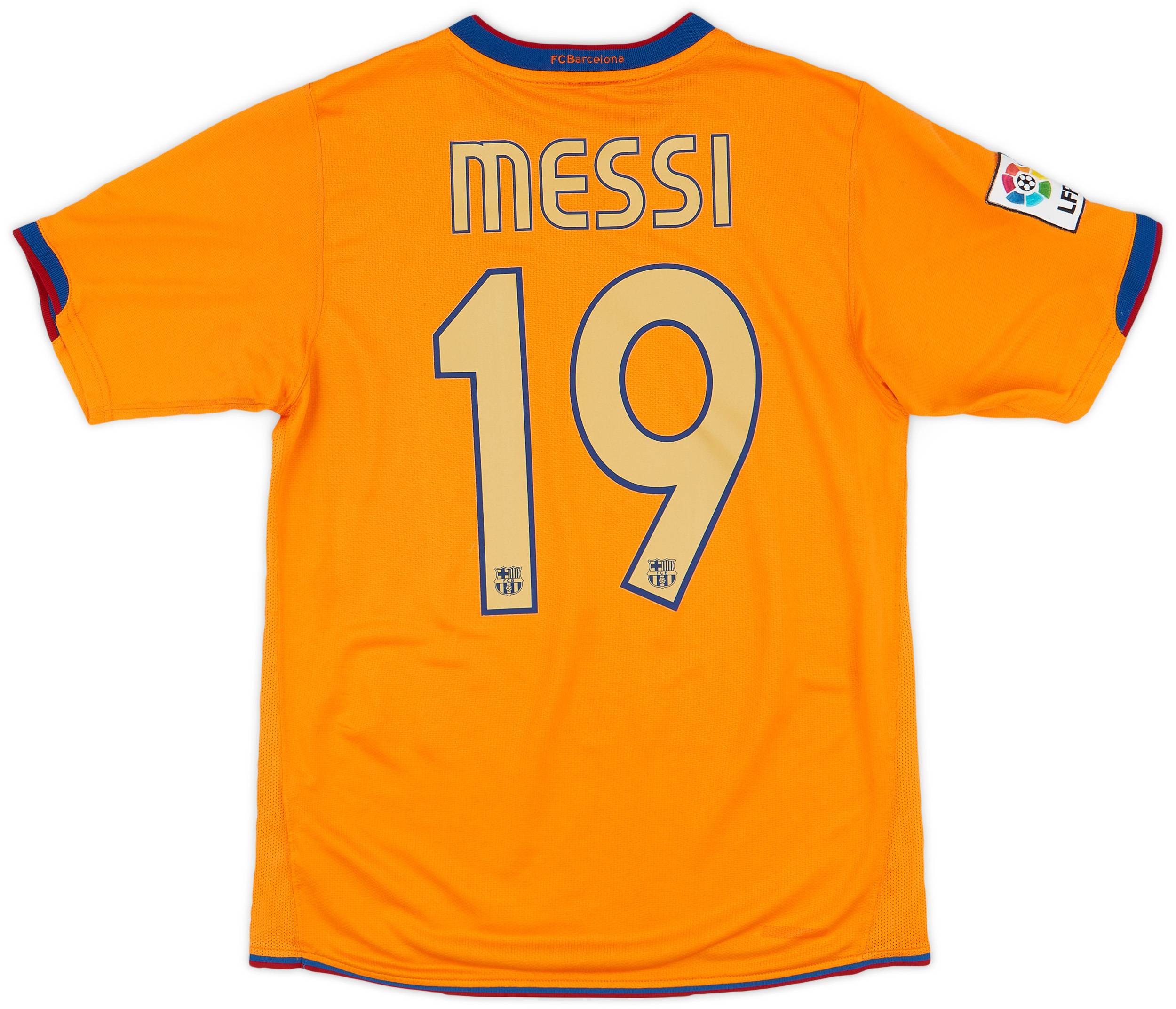 2006-08 Barcelona Away Shirt Messi #19 - 4/10 - (M)