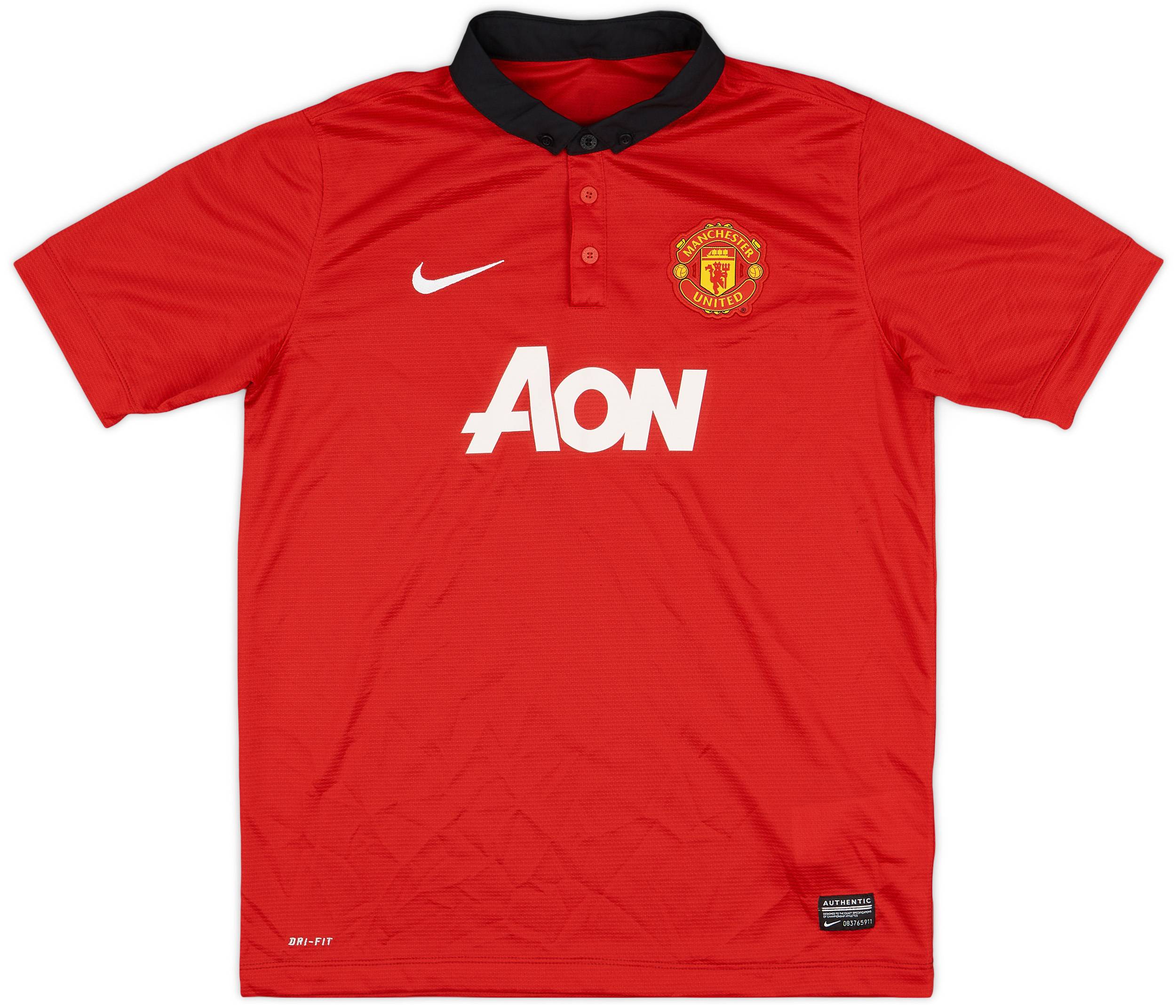 2013-14 Manchester United Home Shirt - 9/10 - (XL.Boys)