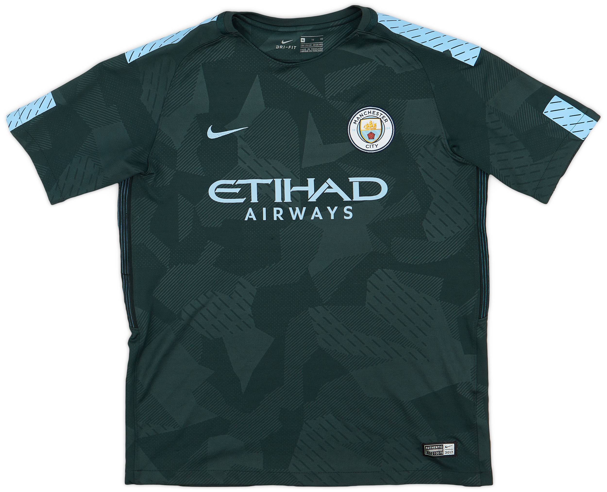 2017-18 Manchester City Third Shirt - 8/10 - (XL.Boys)