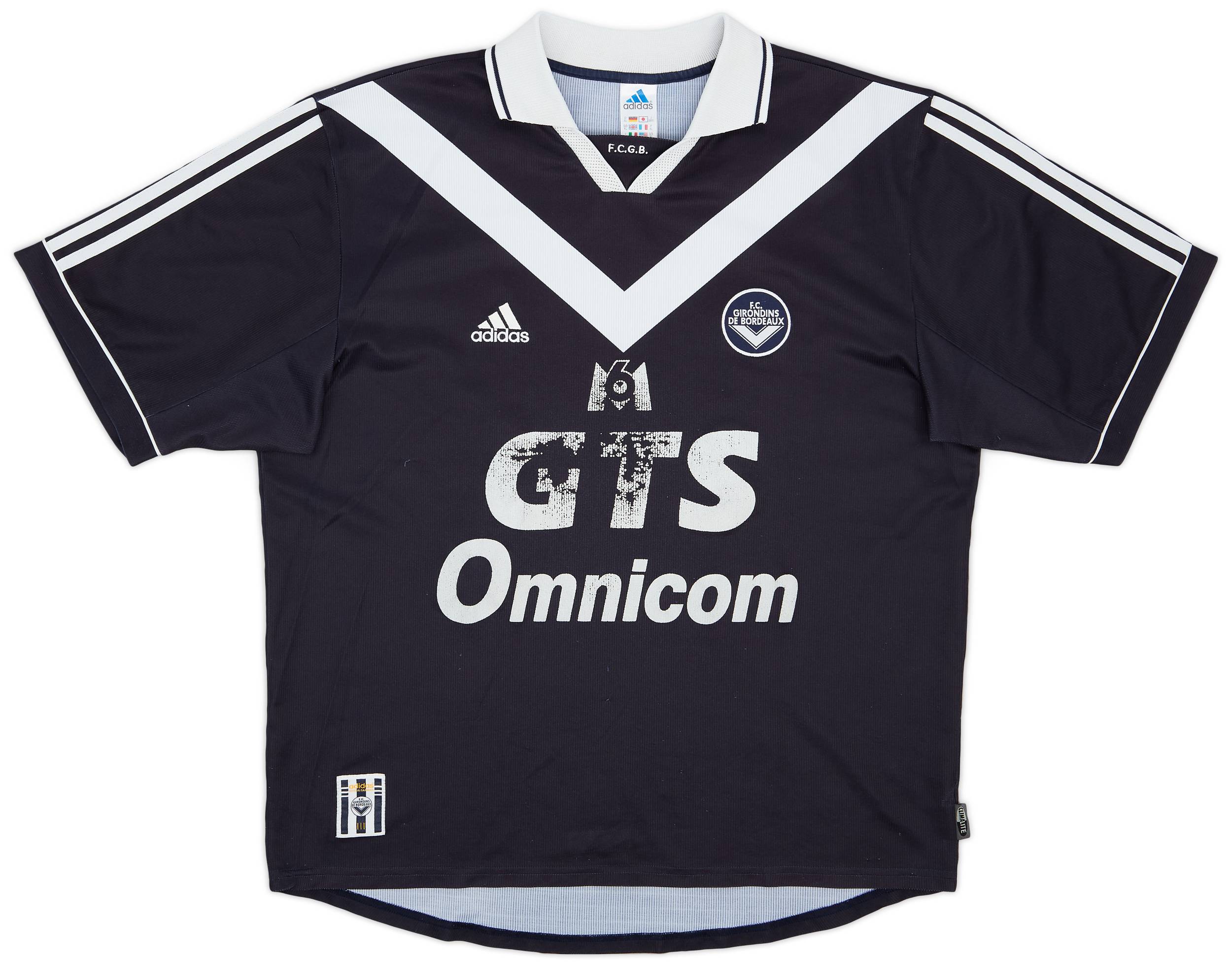 2000-01 Bordeaux Home Shirt - 5/10 - (XL)
