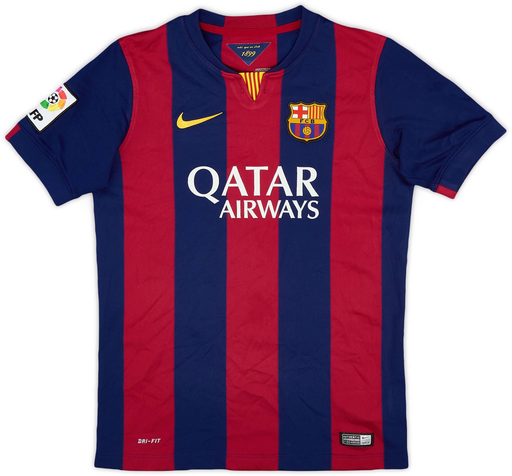 2014-15 Barcelona Home Shirt - 9/10 - (L.Boys)