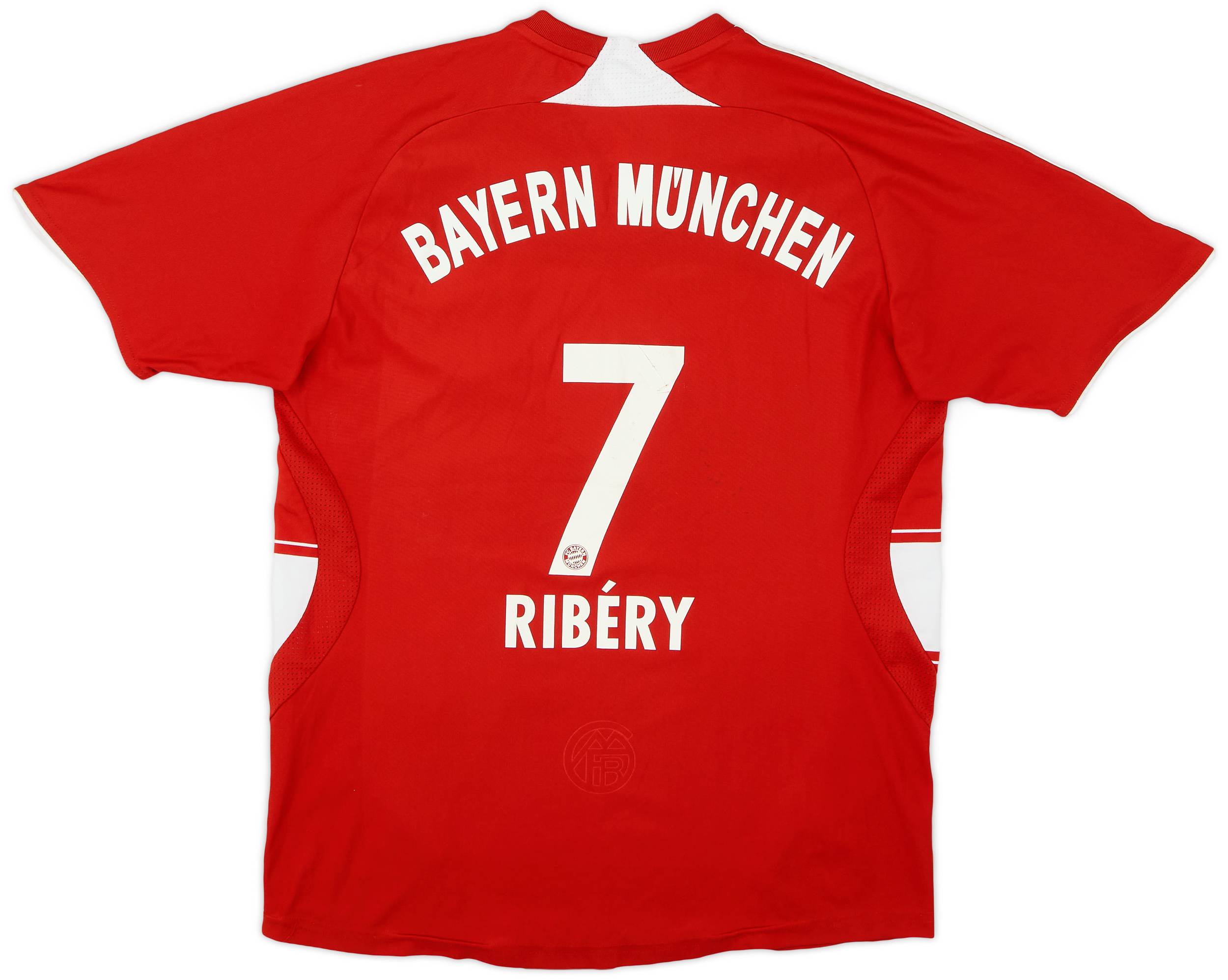 2007-08 Bayern Munich Home Shirt Ribery #7 - 6/10 - (XL.Boys)