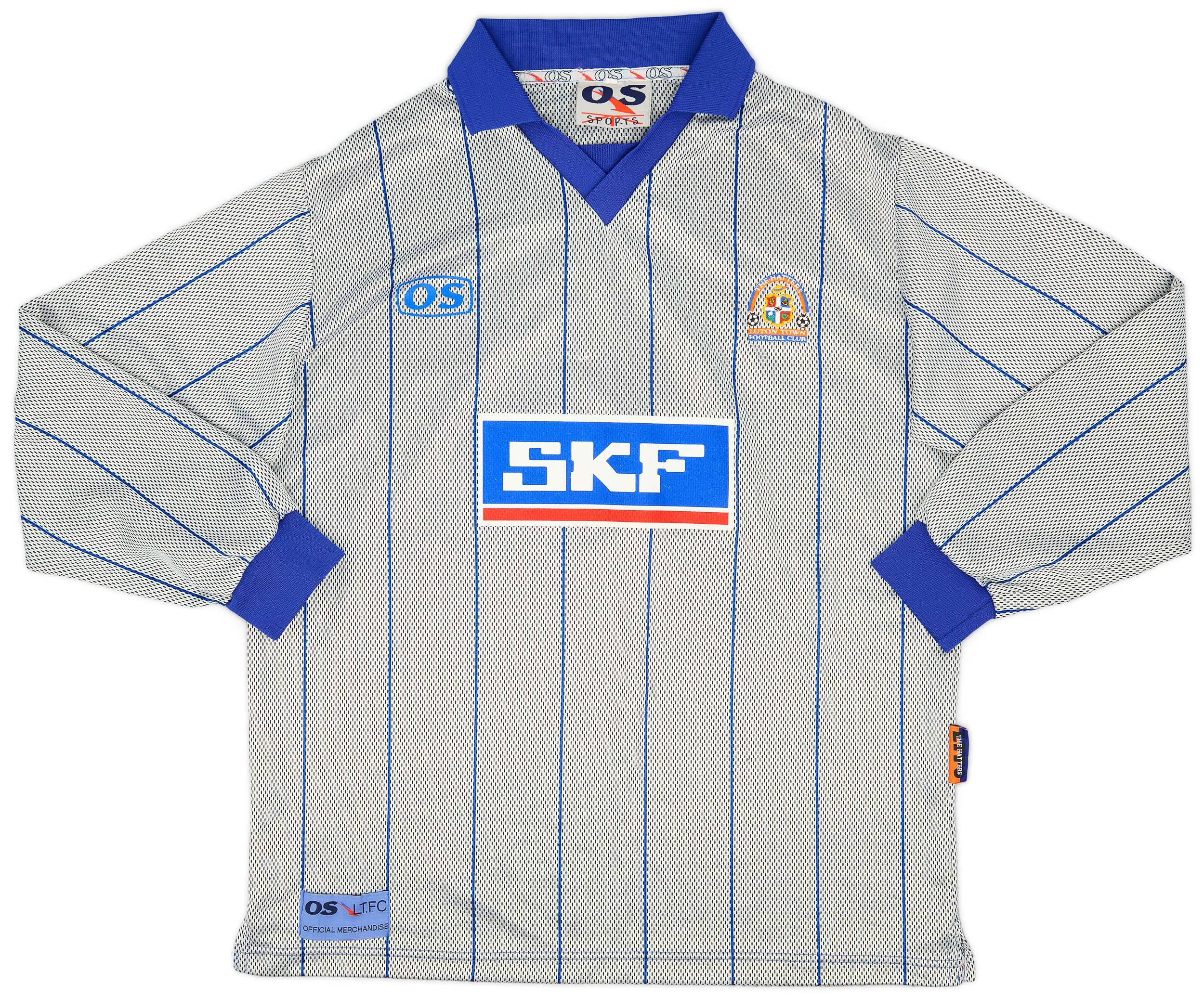 1999-00 Luton Town Third L/S Shirt - 8/10 - (L)