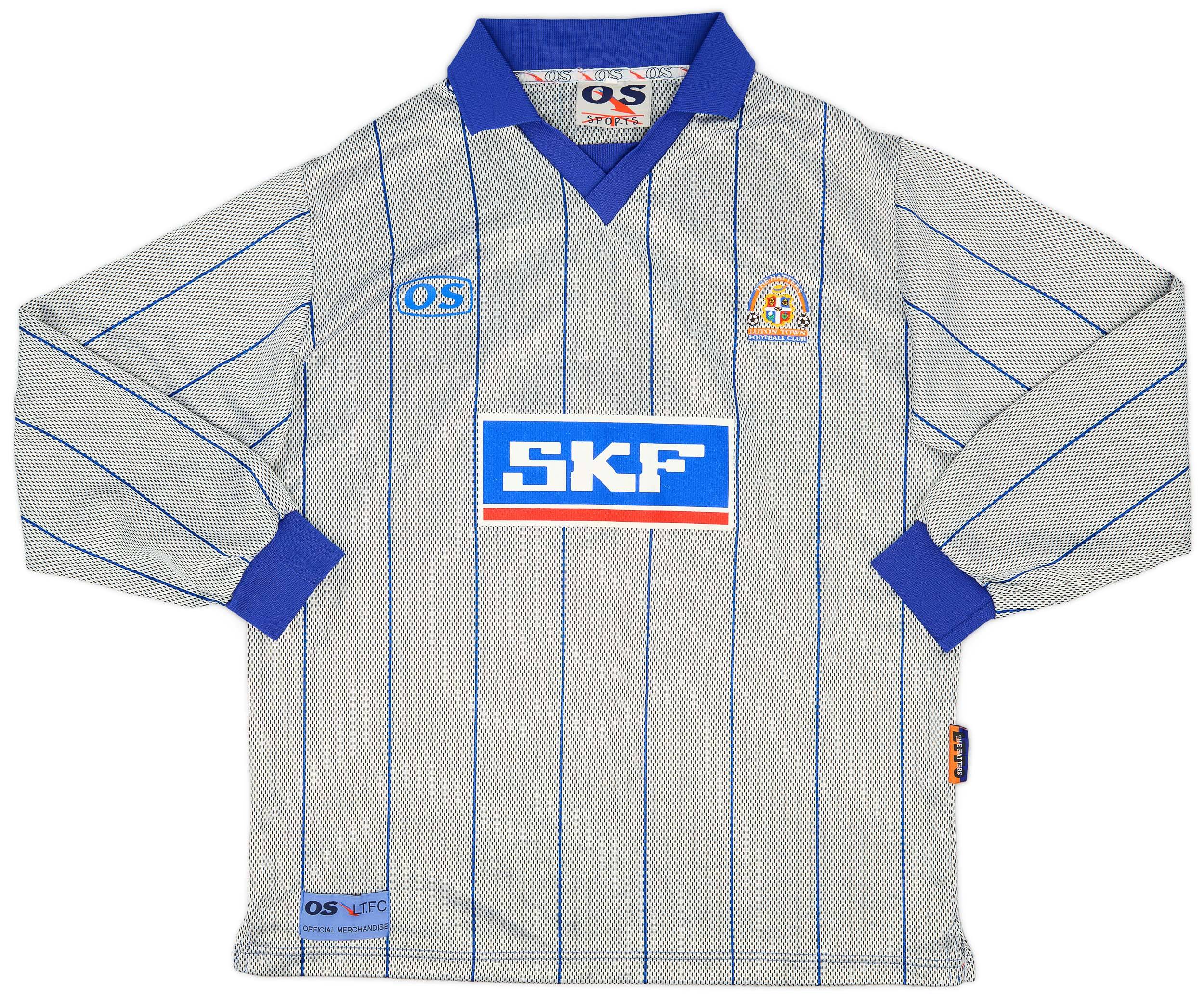 1999-00 Luton Town Third L/S Shirt - 8/10 - (L)