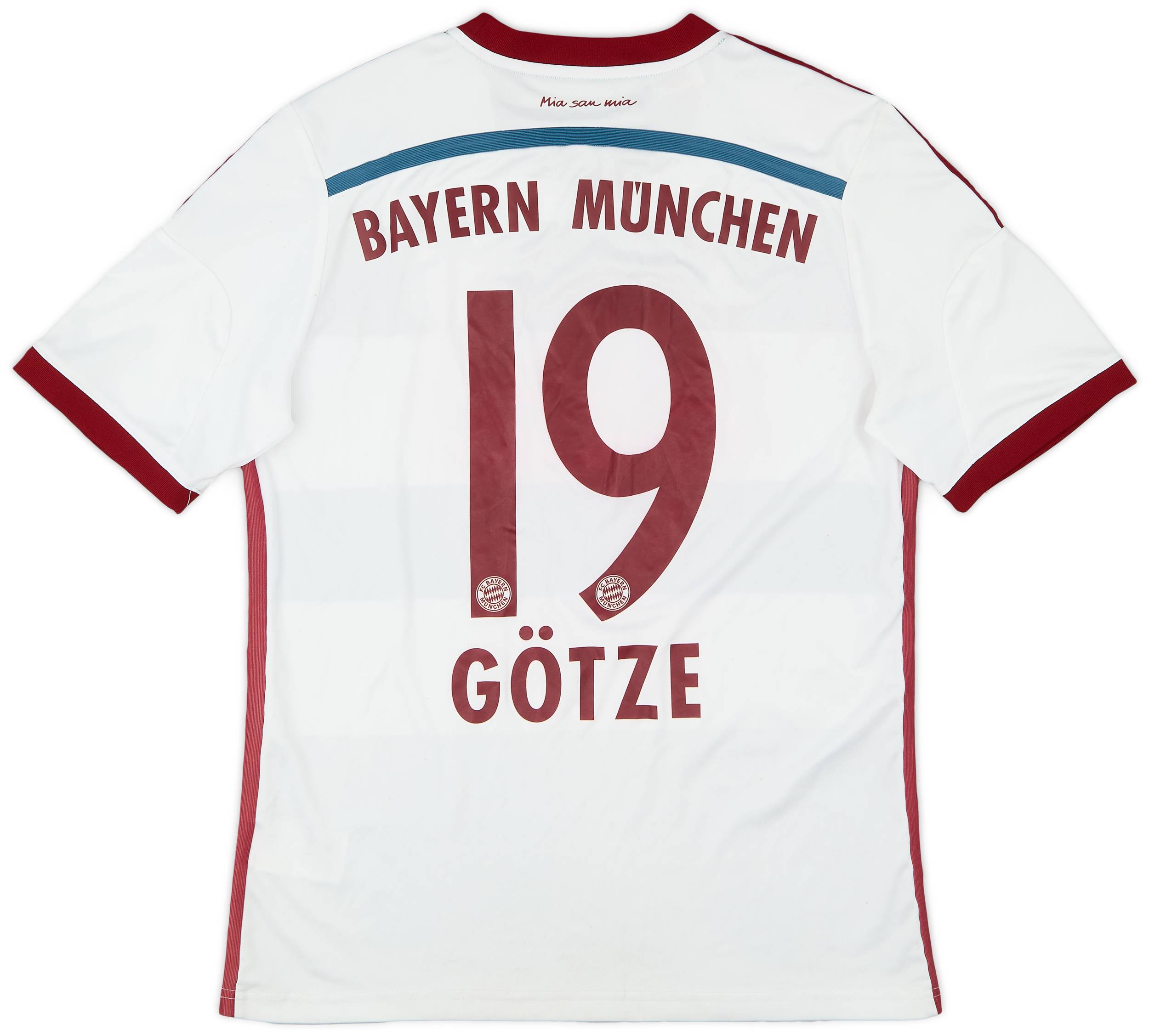2014-15 Bayern Munich Away Shirt Gotze #19 - 6/10 - (XL.Boys)
