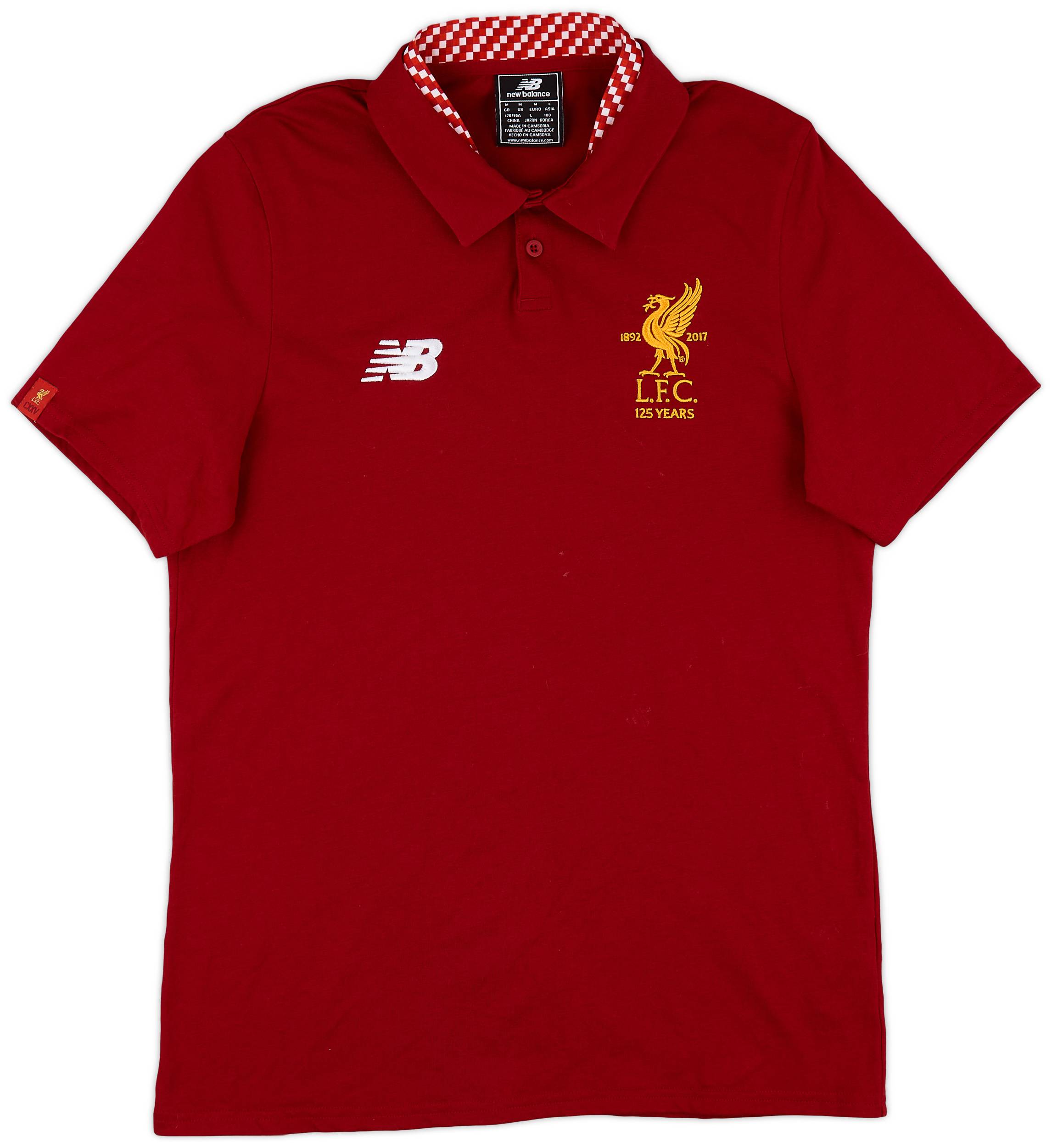2017-18 Liverpool New Balance Polo Shirt - 7/10 - (M)