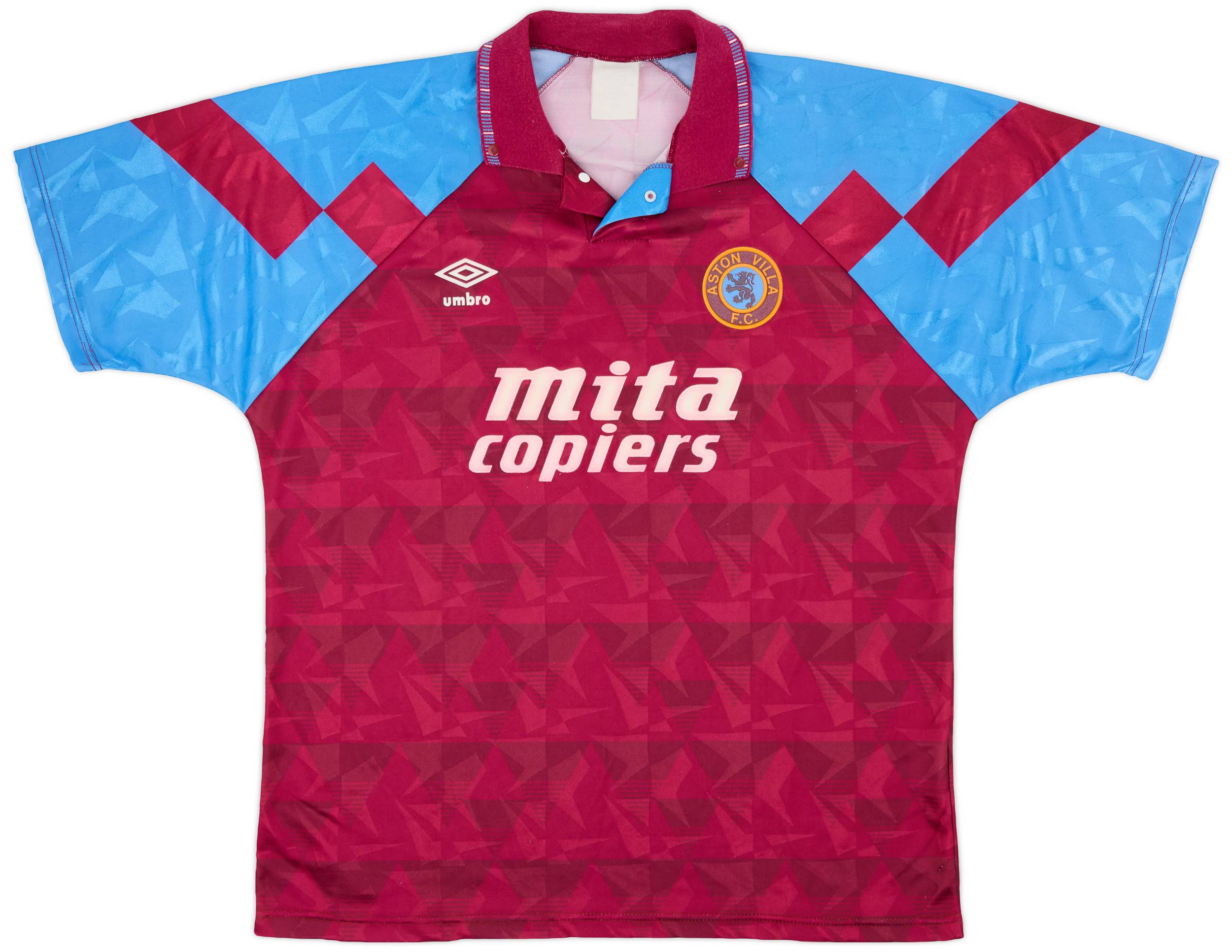 1990-92 Aston Villa Home Shirt - 9/10 - (L)