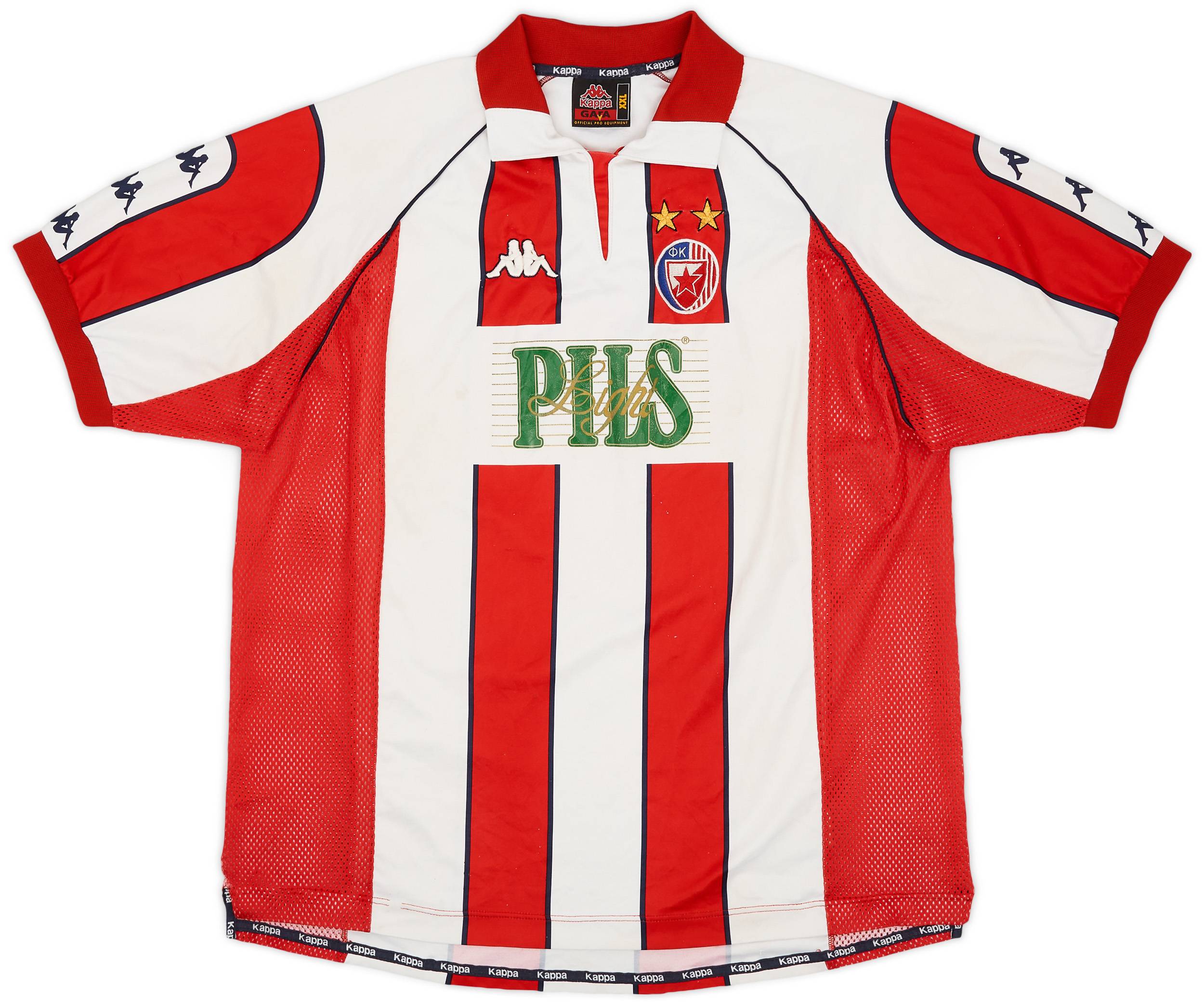 【限定価格セール！】 Home Belgrade Star Red 1999-00 Shirt (XXL) - 6/10 - ウェア