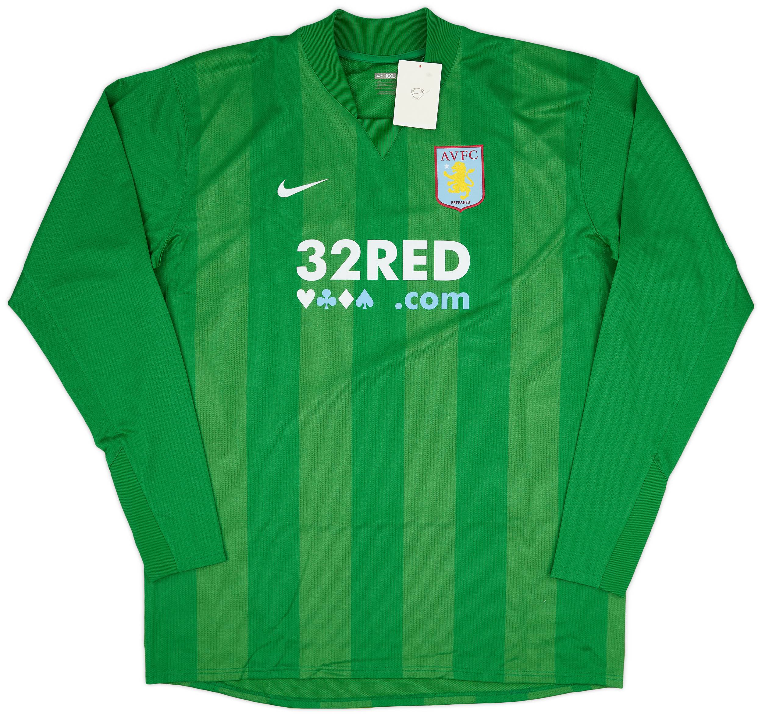 2007-08 Aston Villa Player Issue GK Shirt (XXL)