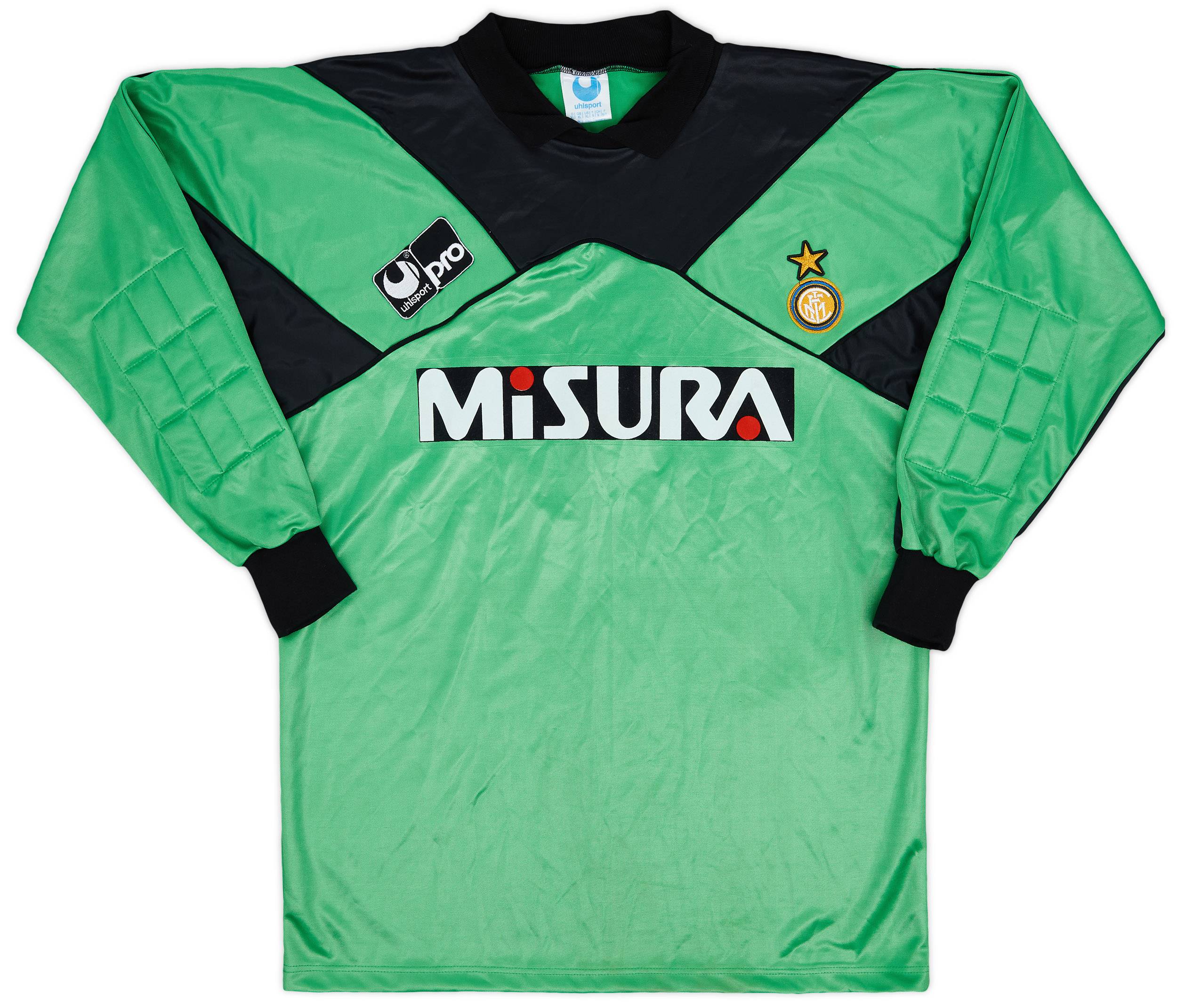 1990-91 Inter Milan GK Shirt #1 - 9/10 - (XL)