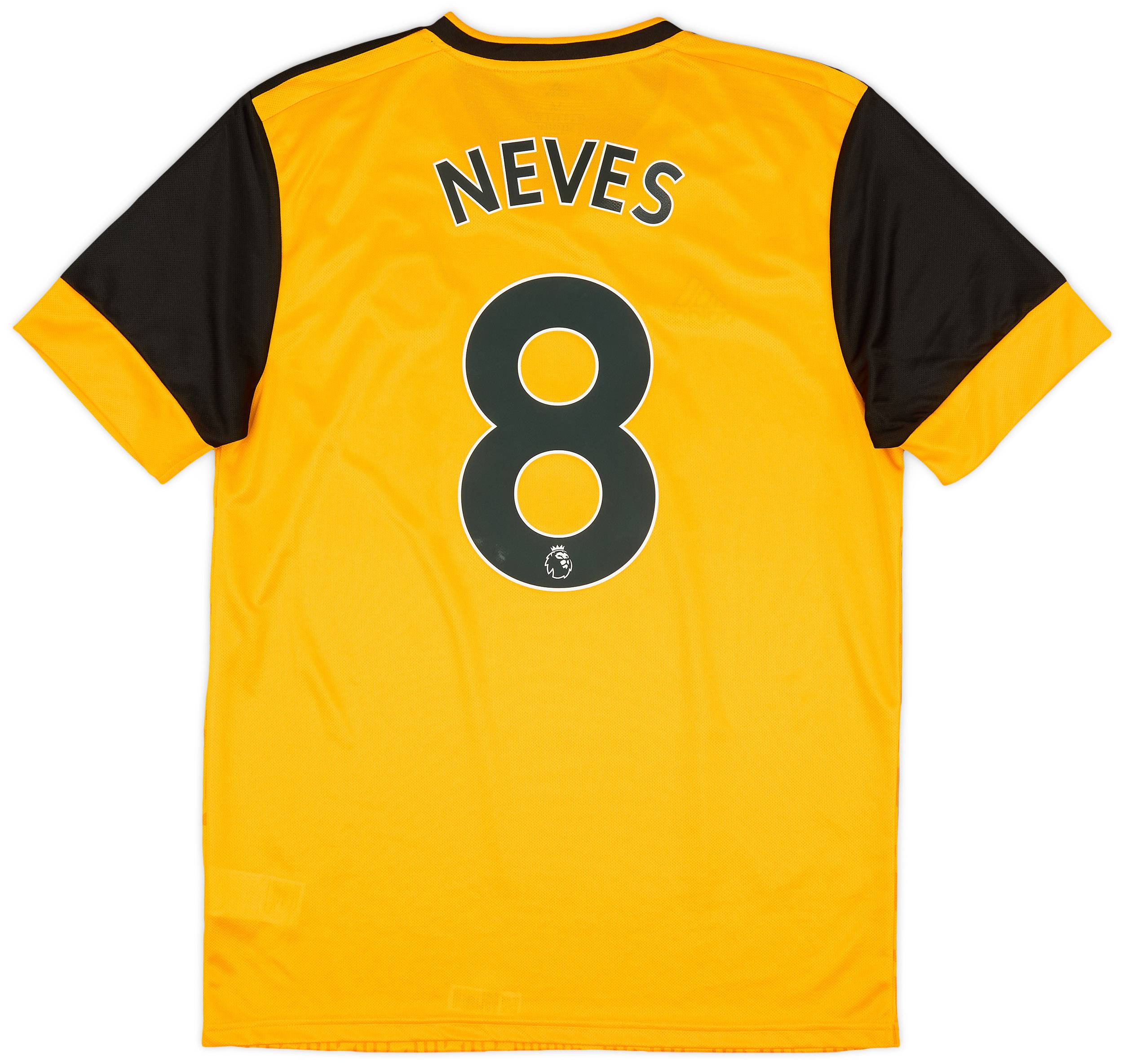 2020-21 Wolves Home Shirt Neves #8 - 9/10 - (M)