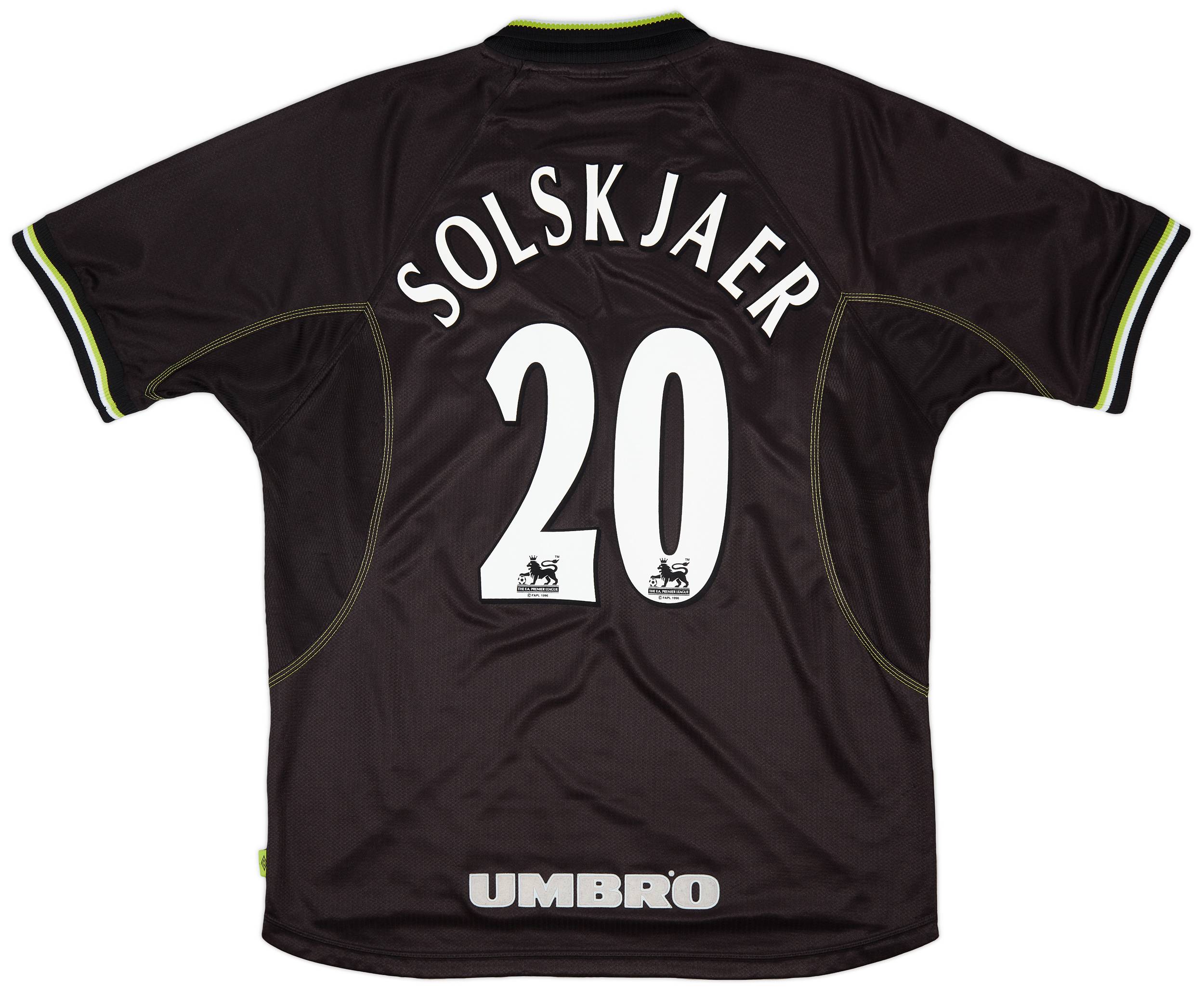 1998-99 Manchester United Third Shirt Solskjaer #20 - 6/10 - (XL)