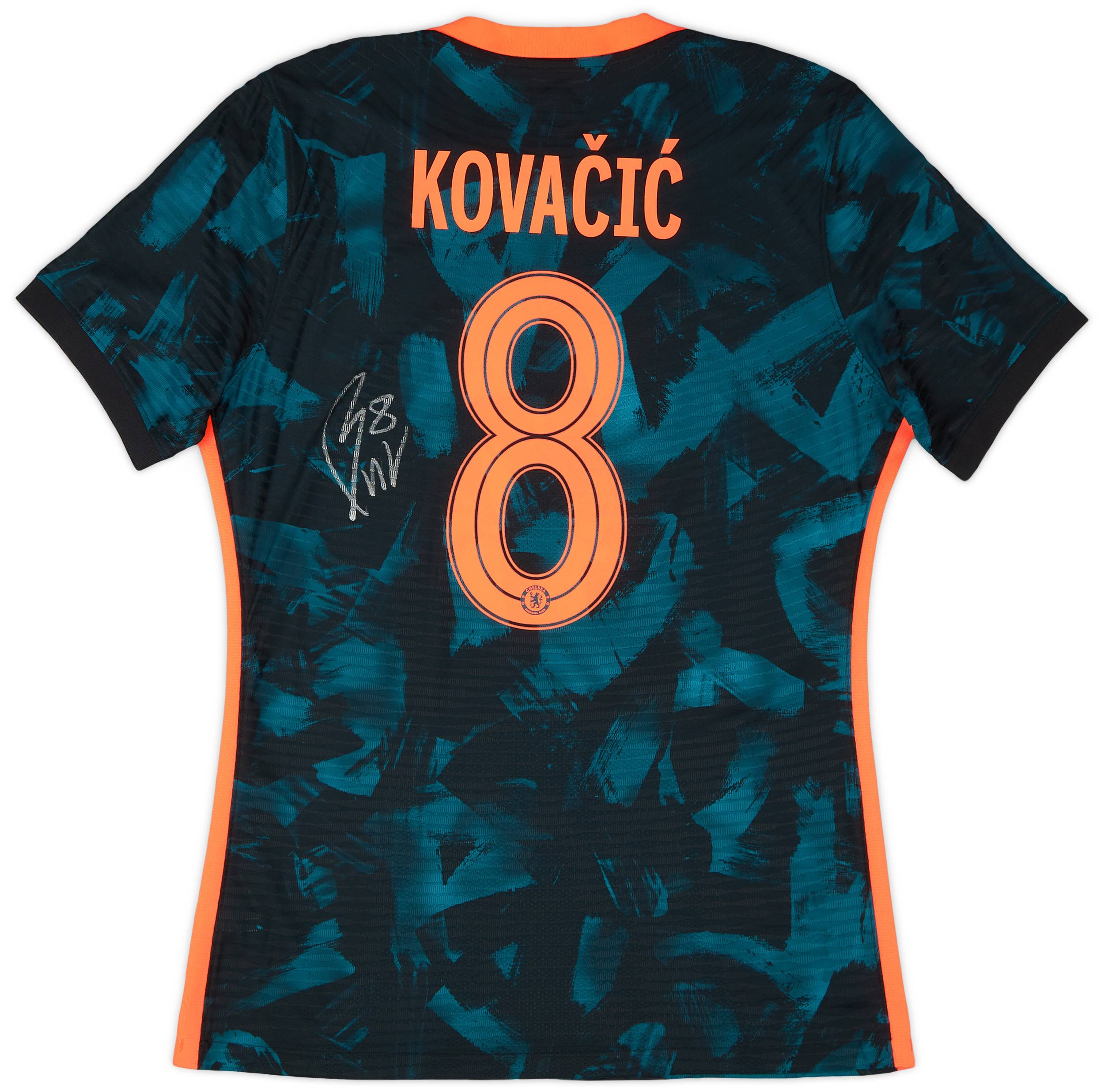 2021-22 Chelsea Player Issue Signed Third Shirt Kovačić #8 - As New - (L)