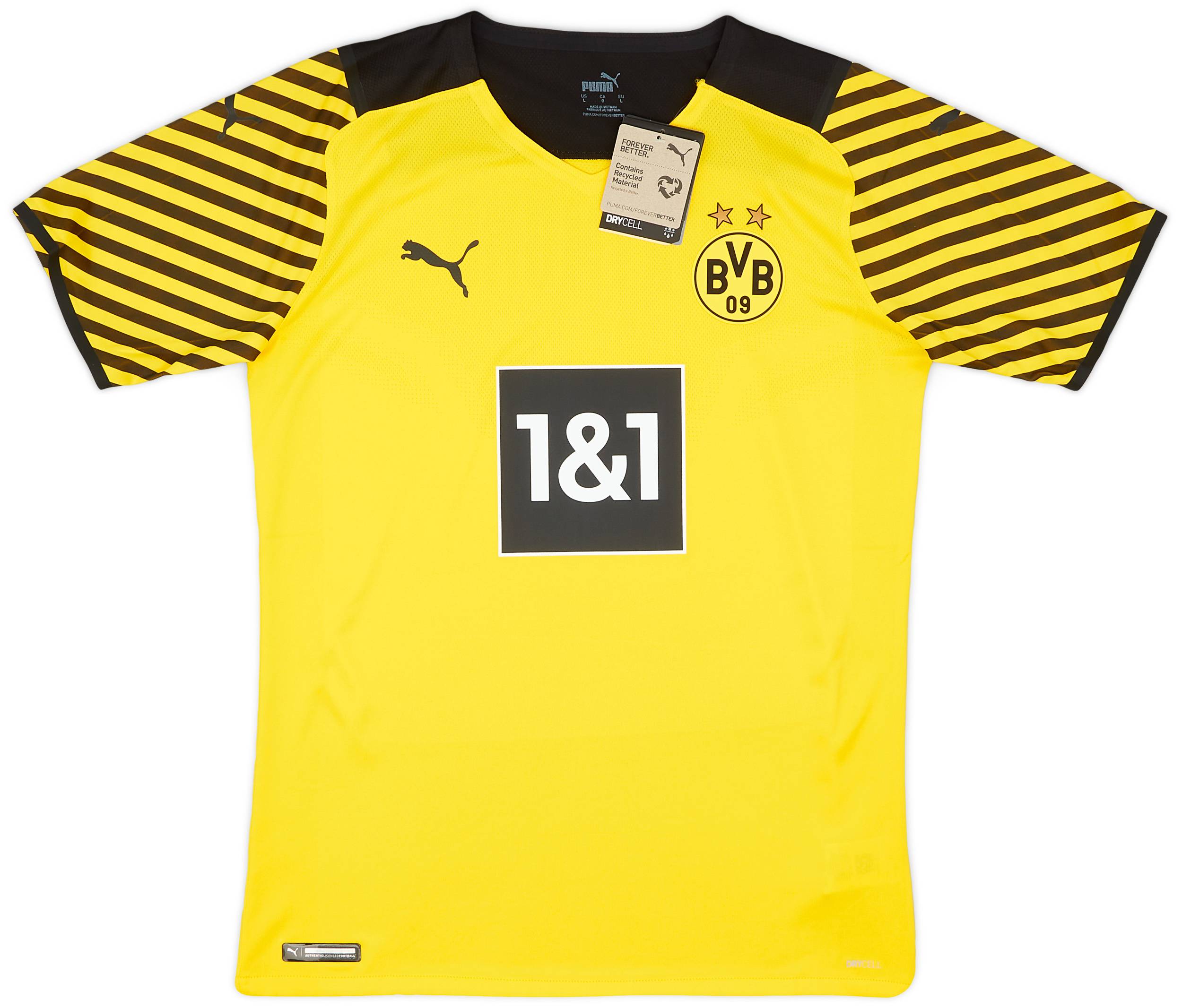 2021-22 Borussia Dortmund Player Issue Home Shirt