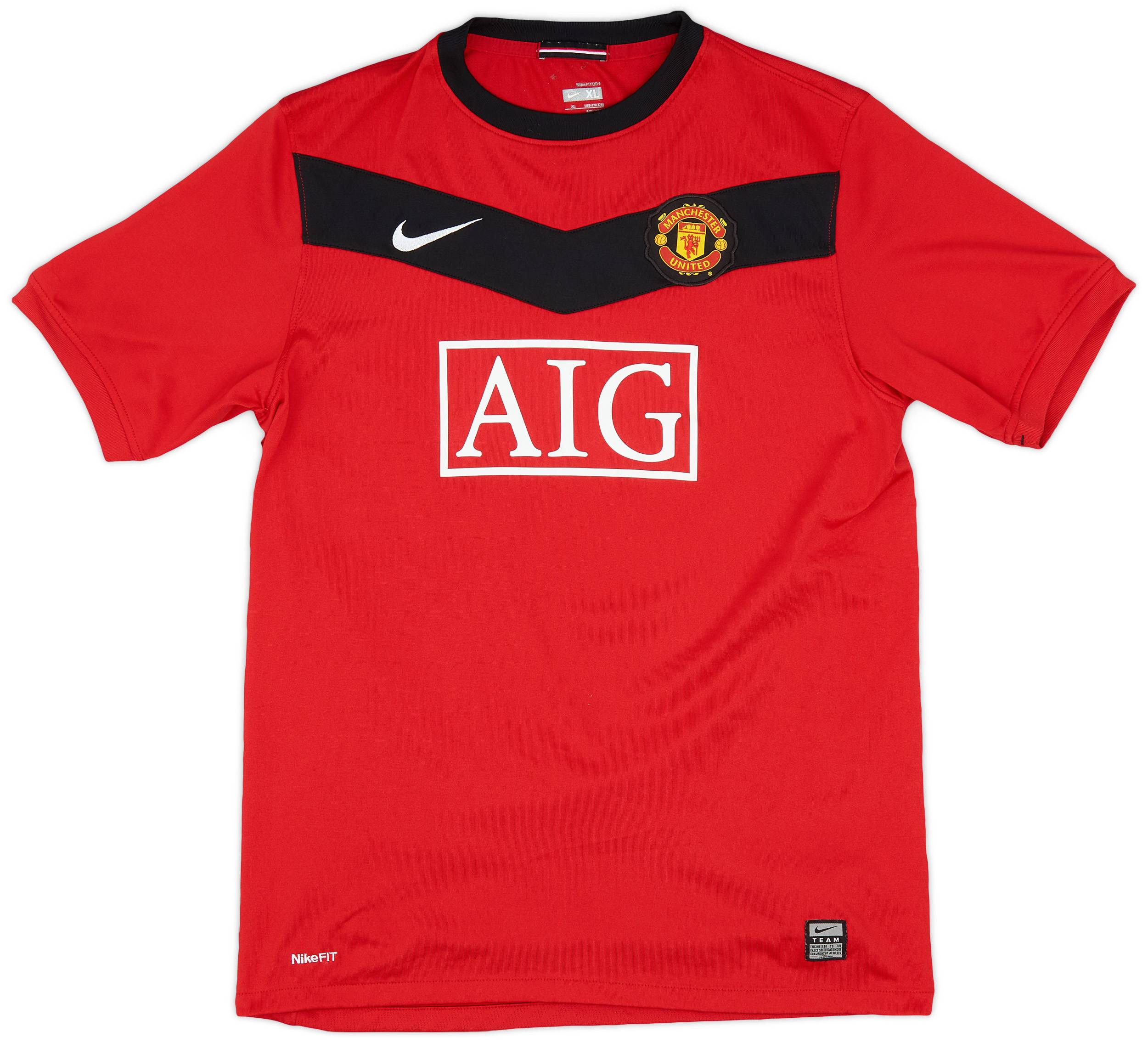 2009-10 Manchester United Home Shirt - 8/10 - (XL.Boys)
