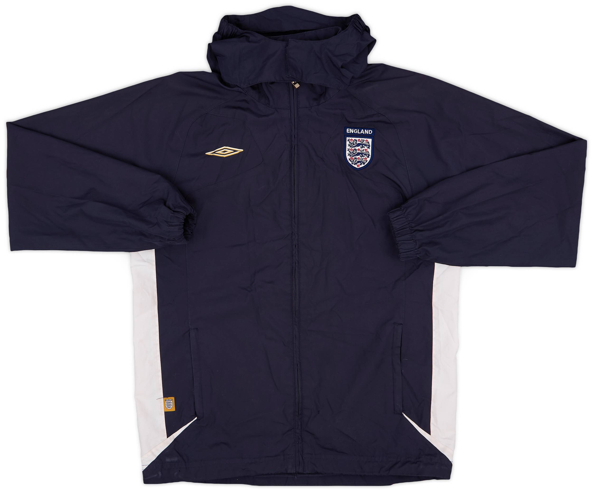 2004-06 England Umbro Hooded Rain Jacket - 9/10 - (XL.Boys)