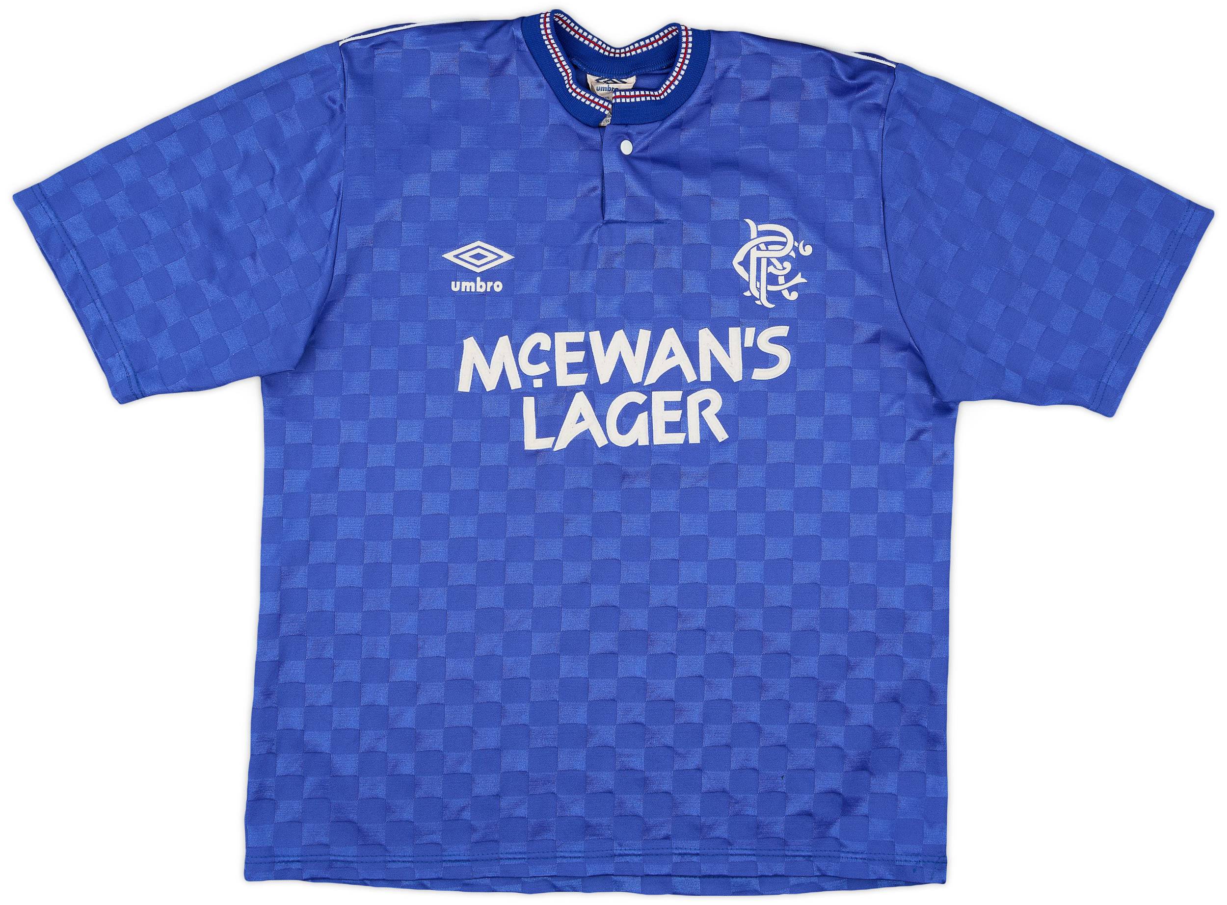 1987-90 Rangers Home Shirt - 9/10 - (S/M)