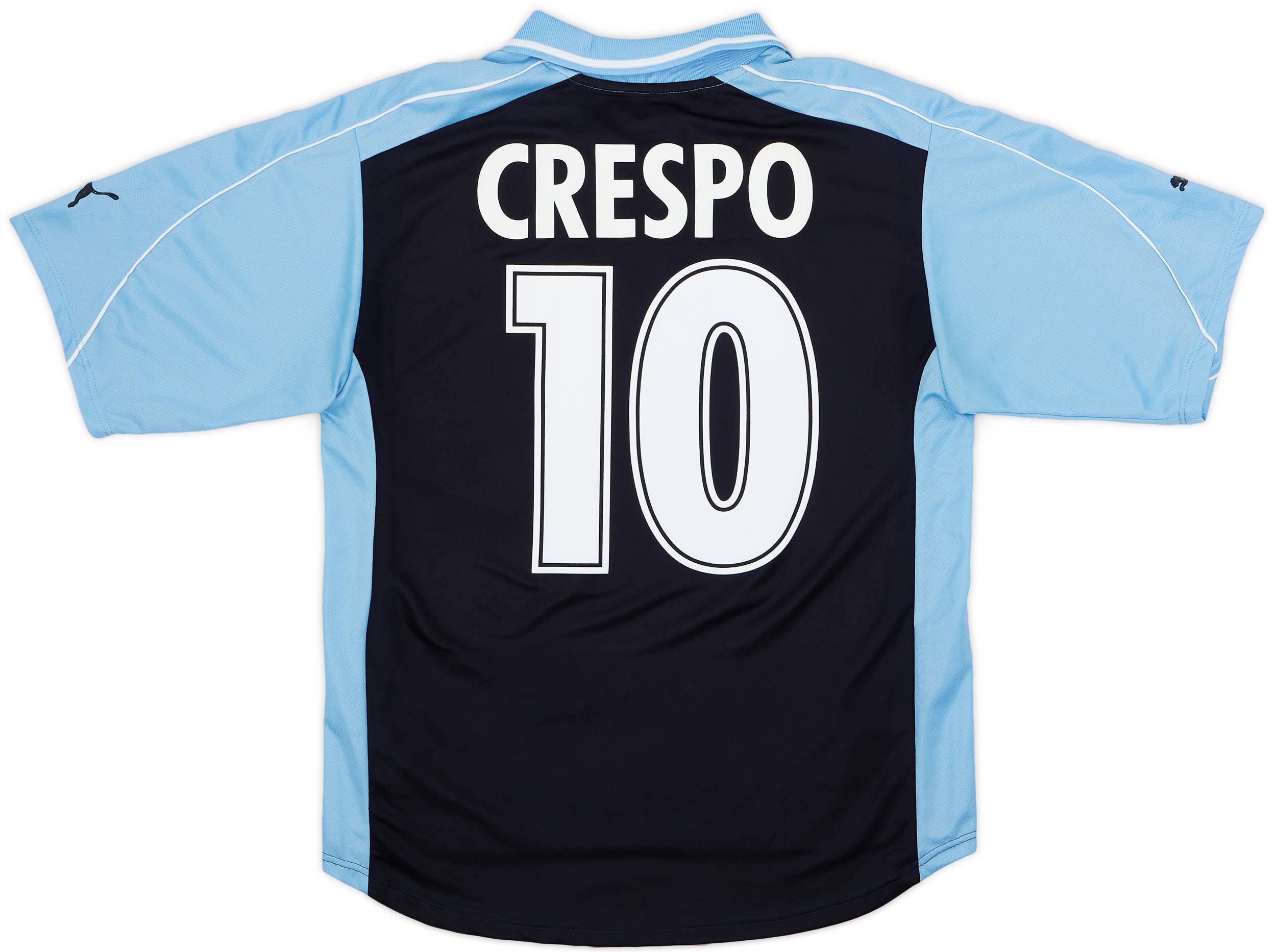 2001-02 Lazio European Away Shirt Crespo #10 - 7/10 - (L)