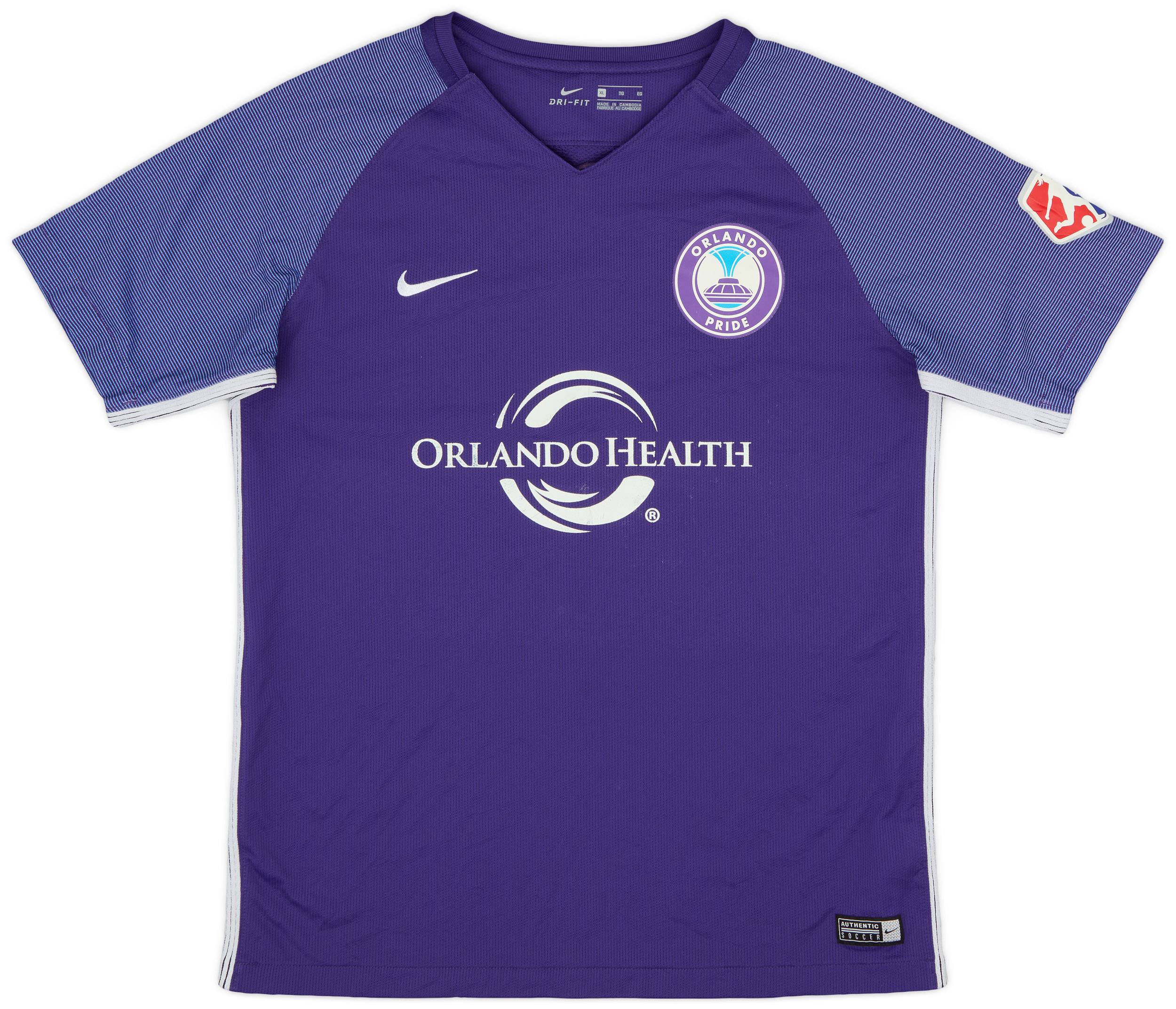 2017 Orlando Pride Home Shirt - 7/10 - (XL.Boys)