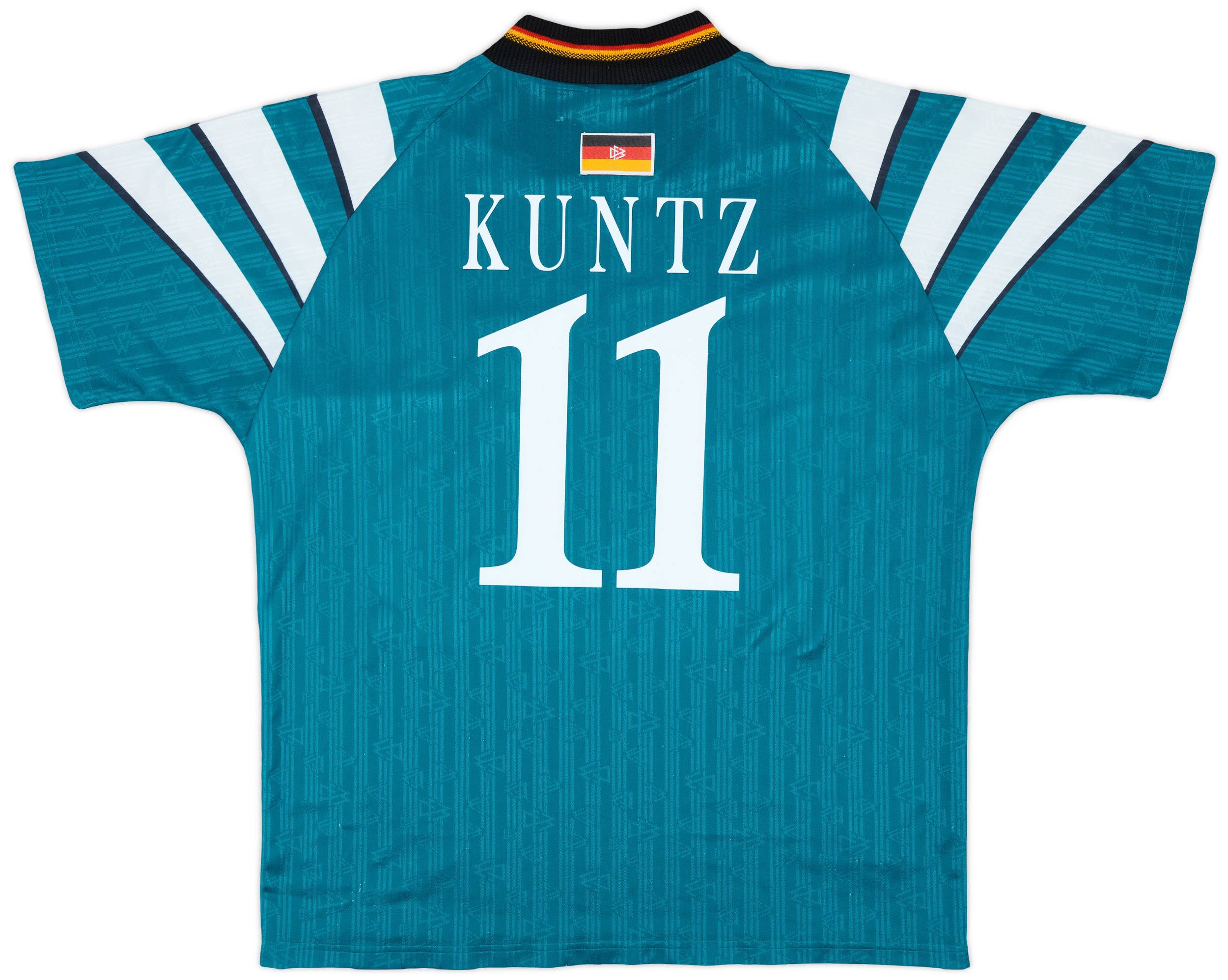 1996-98 Germany Away Shirt Kuntz #11 - 8/10 - (XL)