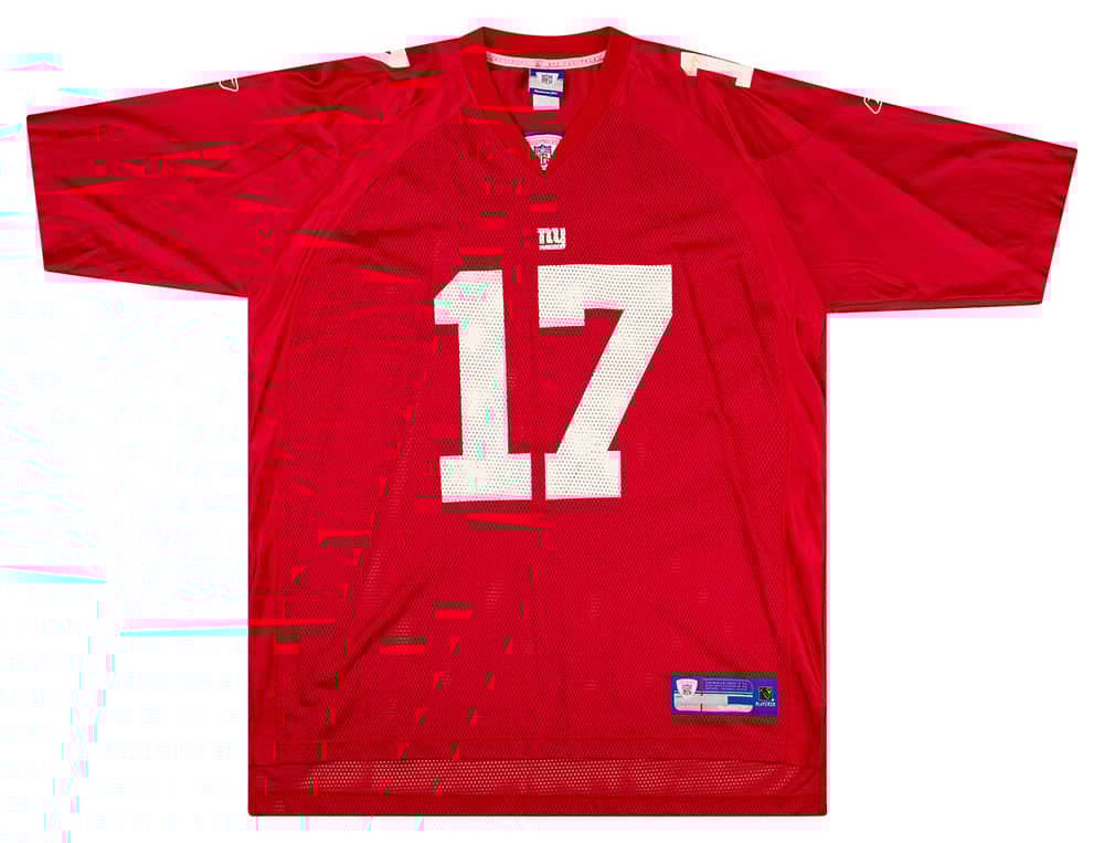 2005-06 New York Giants Burress #17 Reebok On Field Jersey (Alternate) XXL