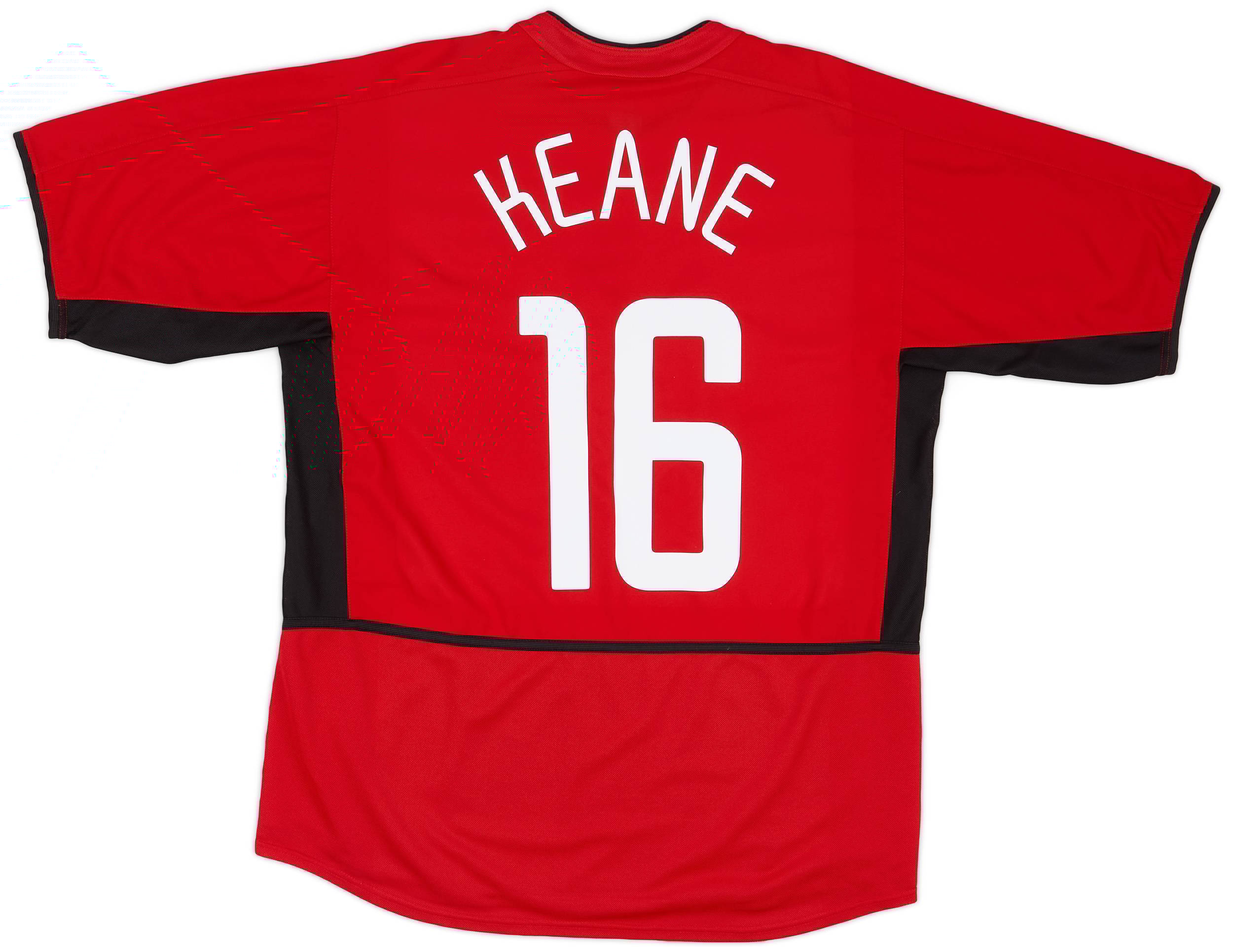 2002-04 Manchester United Home Shirt Keane #16 - 9/10 - (L)