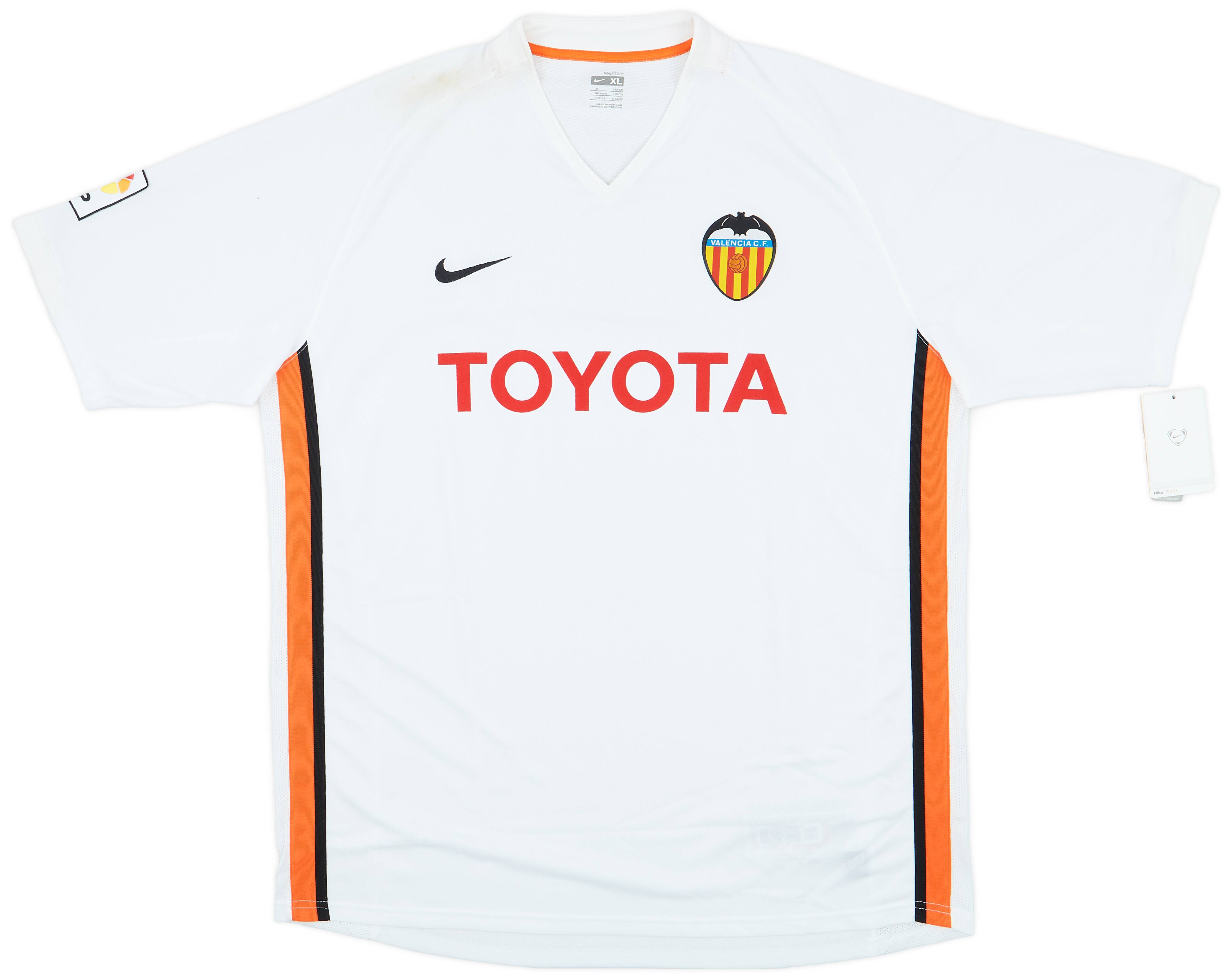 2006-07 Valencia Home Shirt (XL)