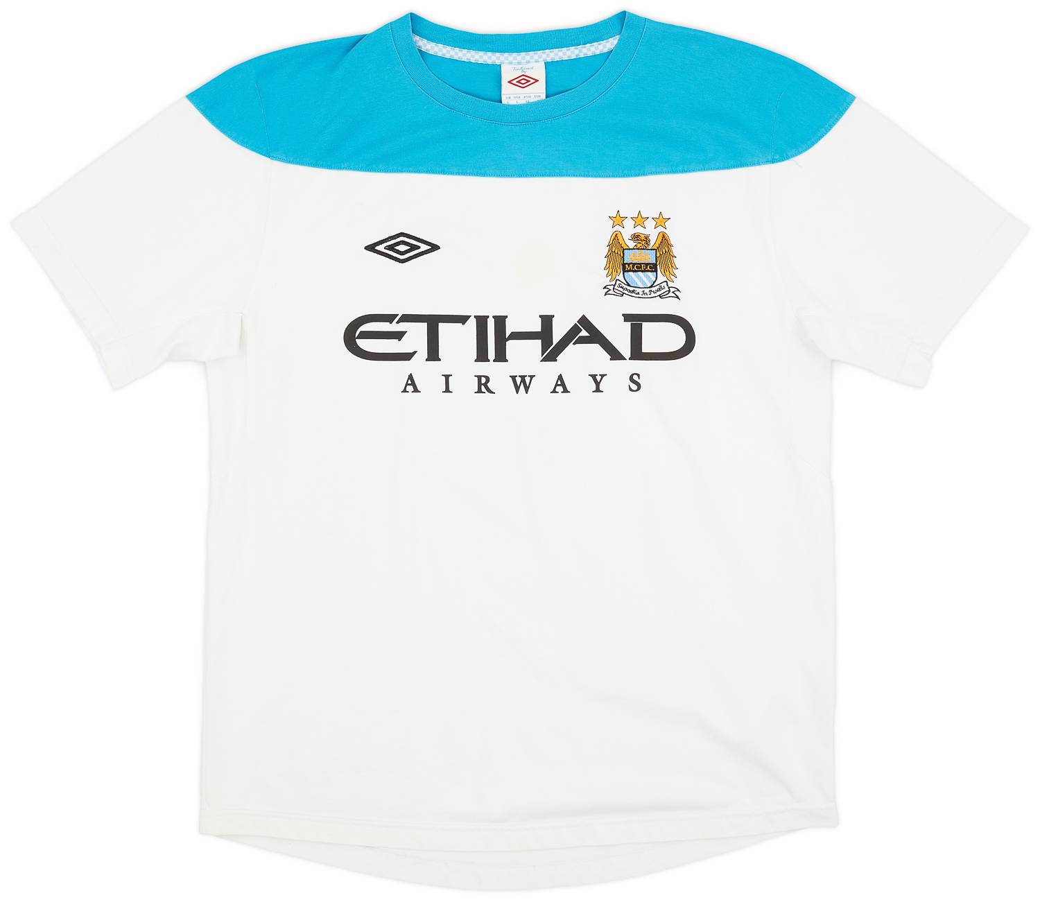 2011-12 Manchester City Umbro Training Shirt - 8/10 - (L)