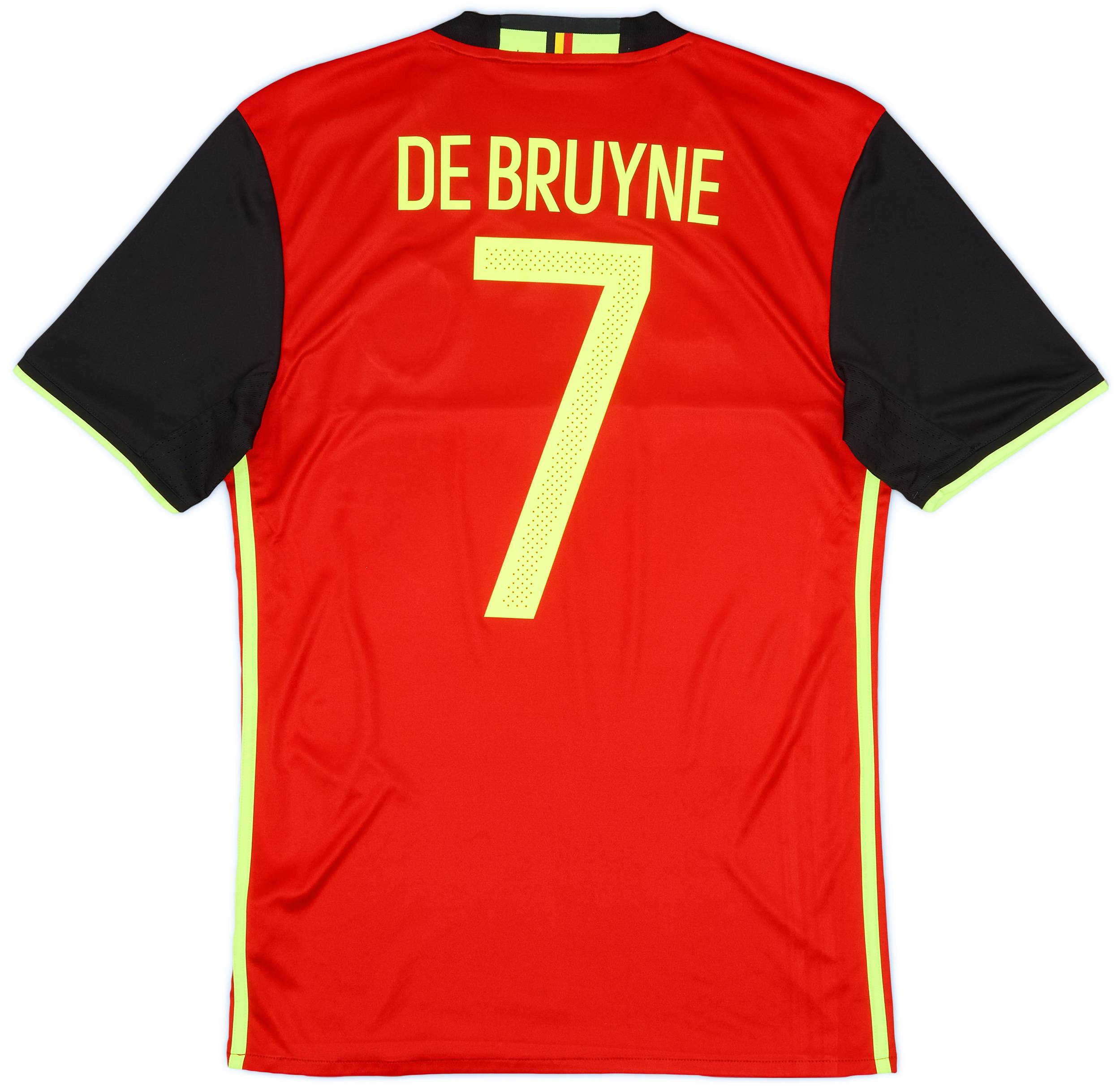 2016-17 Belgium Home Shirt De Bruyne #7 - 6/10 - (S)