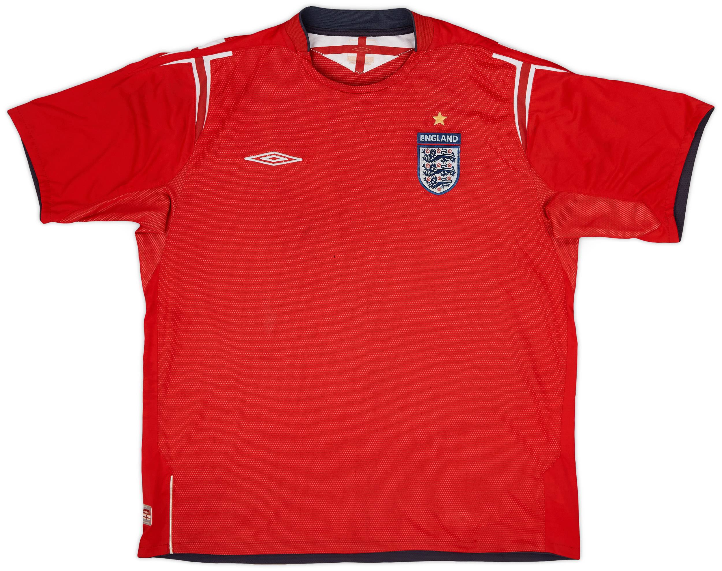 2004-06 England Away Shirt - 5/10 - (XL)