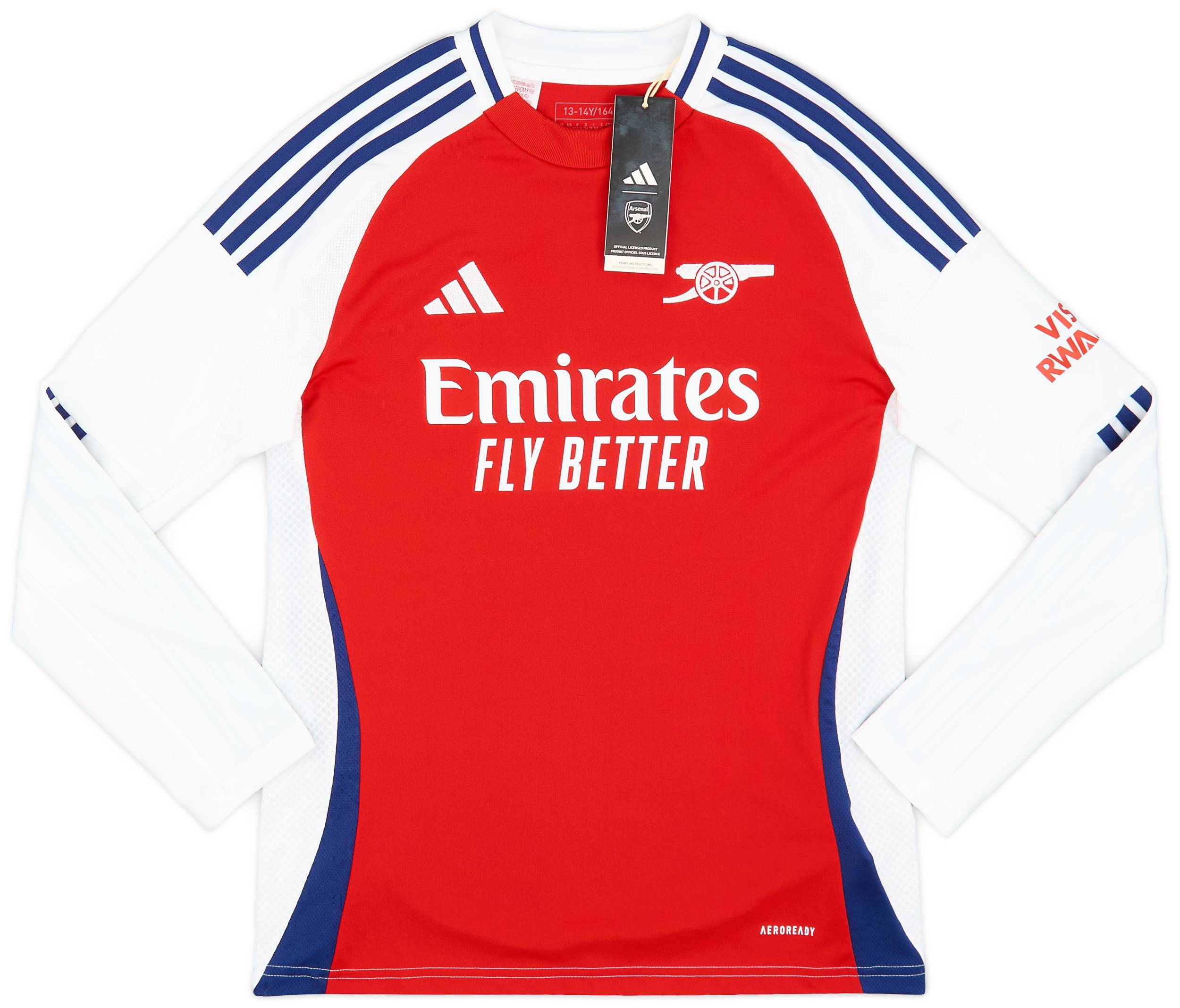 2024 25 Arsenal Home L S Shirt KIDS