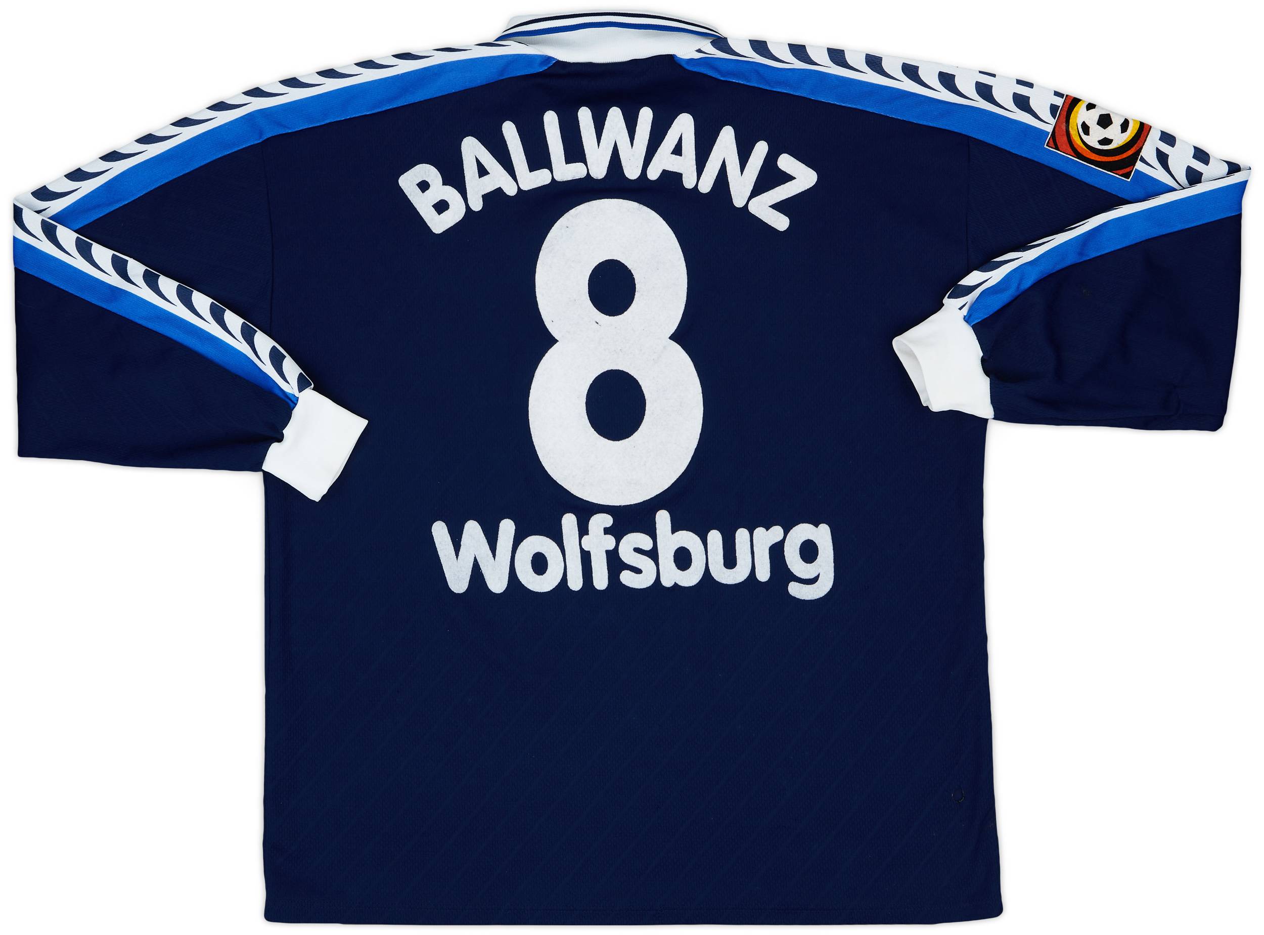 1997-98 Wolfsburg Match Issue L/S Shirt Ballwanz #8