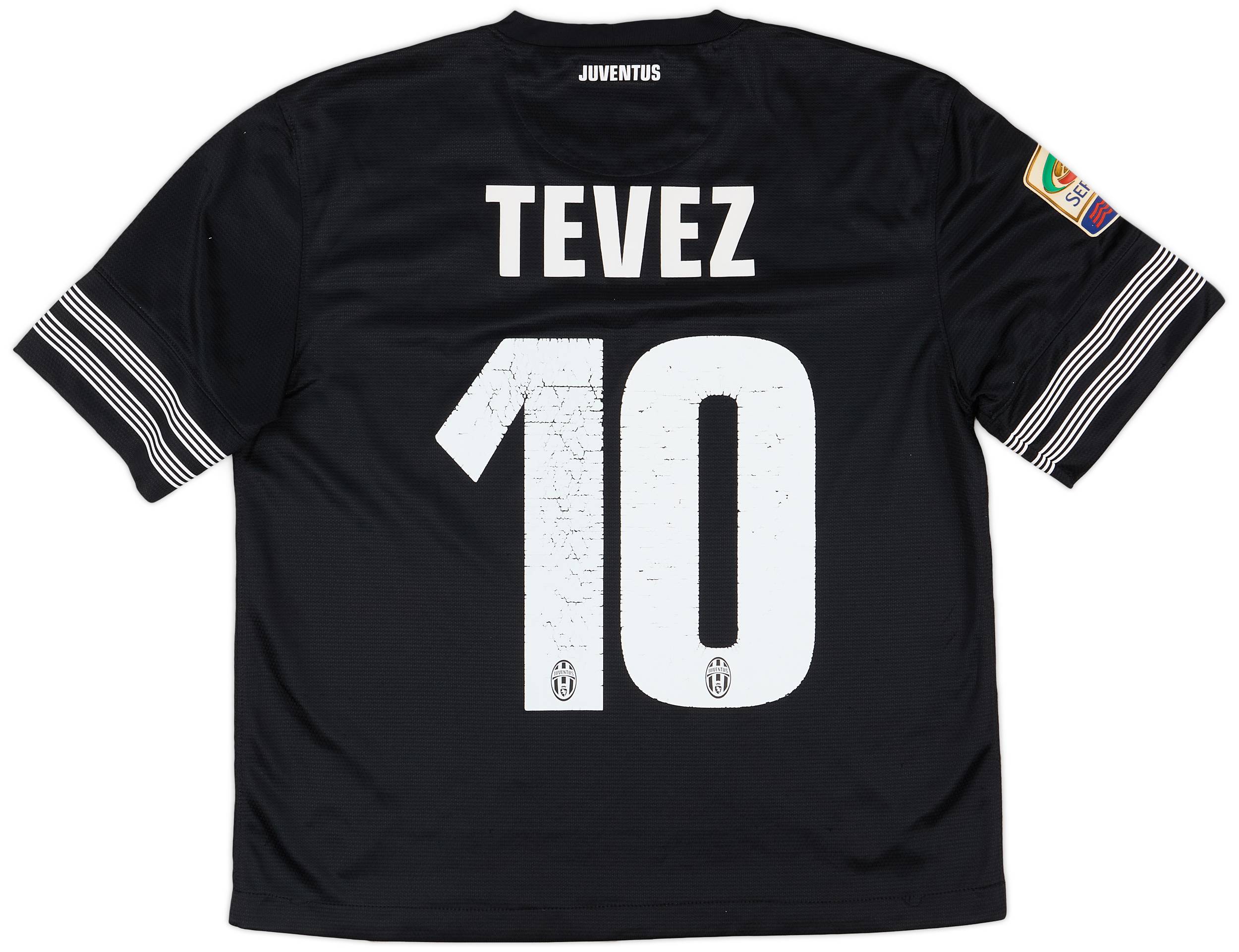 2012 13 Juventus Away Shirt Tevez 10 5 10 M