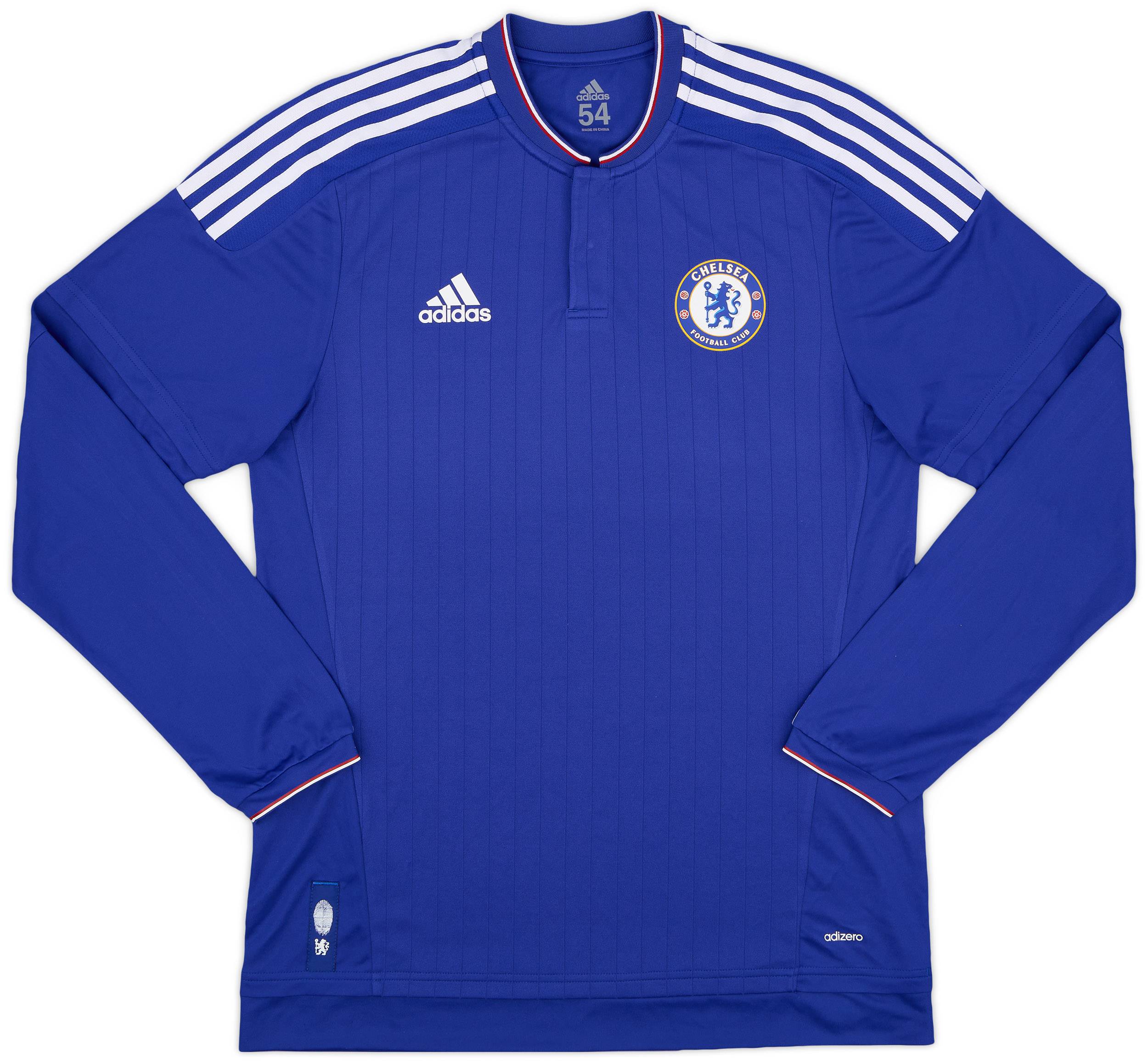 2015-16 Chelsea Player Issue Home L/S Shirt - 10/10 - (L)