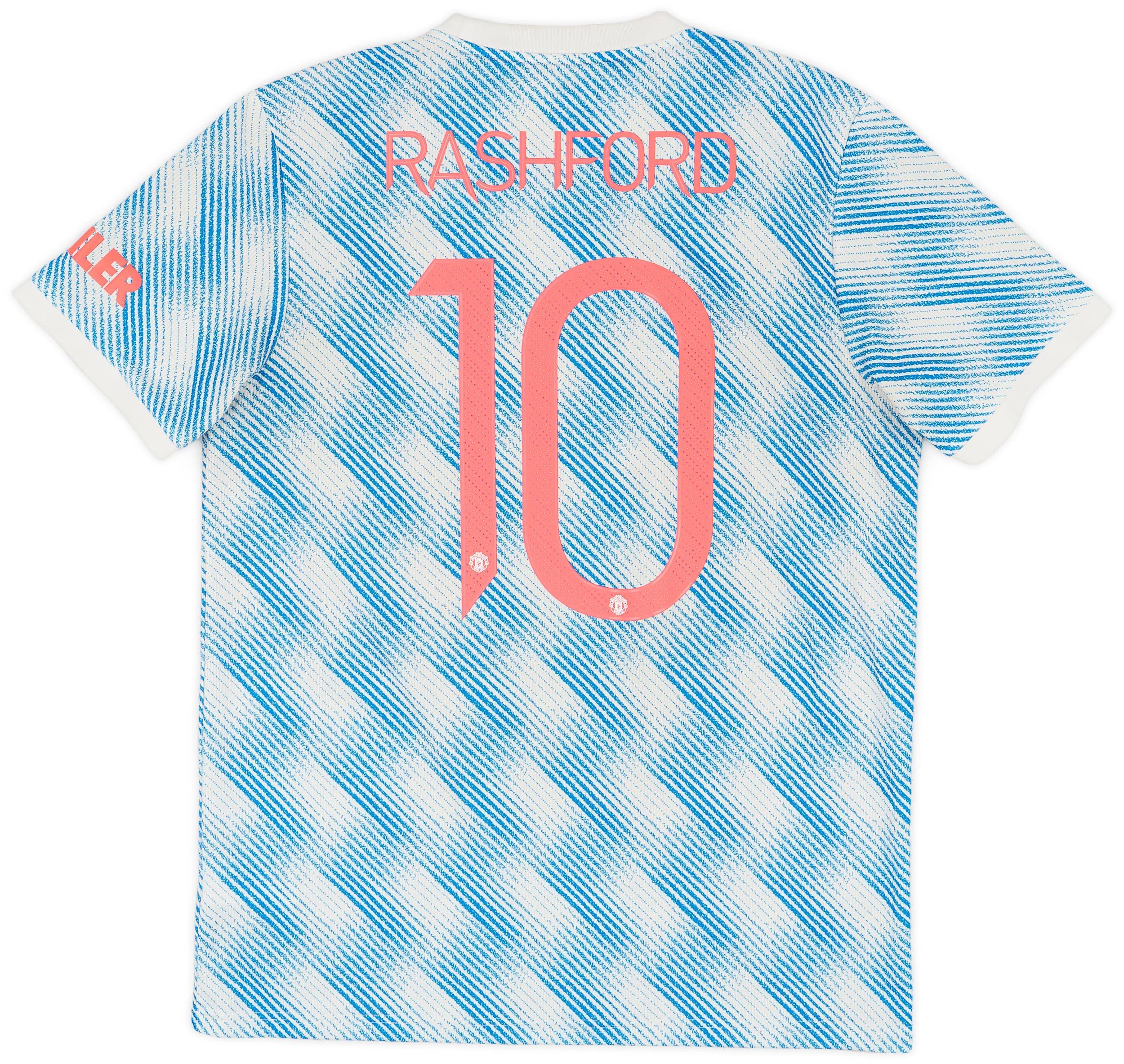 2021-22 Manchester United Away Shirt Rashford #10 - 8/10 - (L)