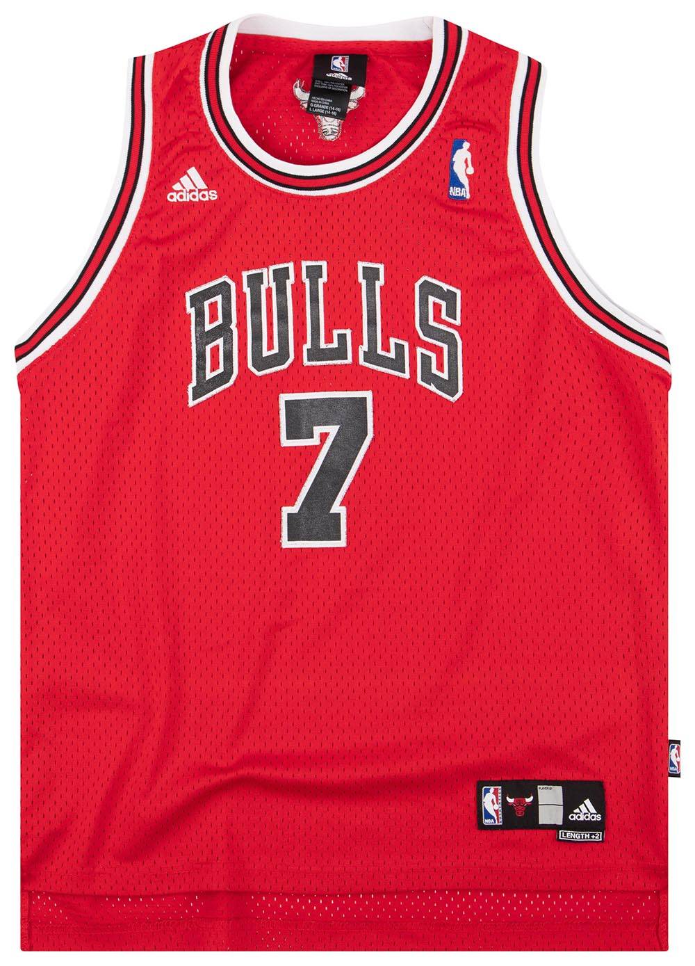 2006-09 Chicago Bulls Gordon #7 adidas Swingman Jersey (Away) Y