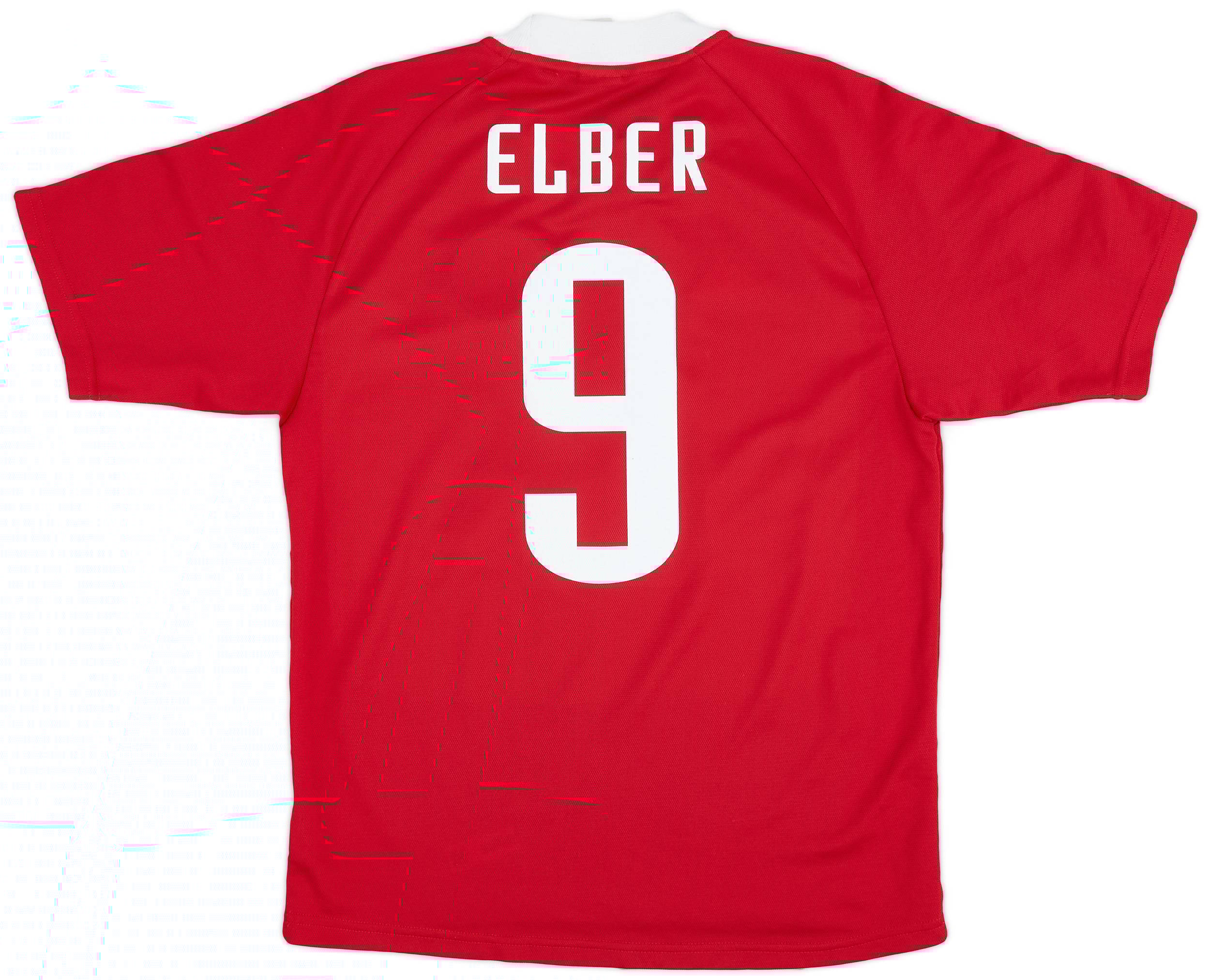 2001-02 Bayern Munich CL Shirt Elber #9 - 8/10 - (S)