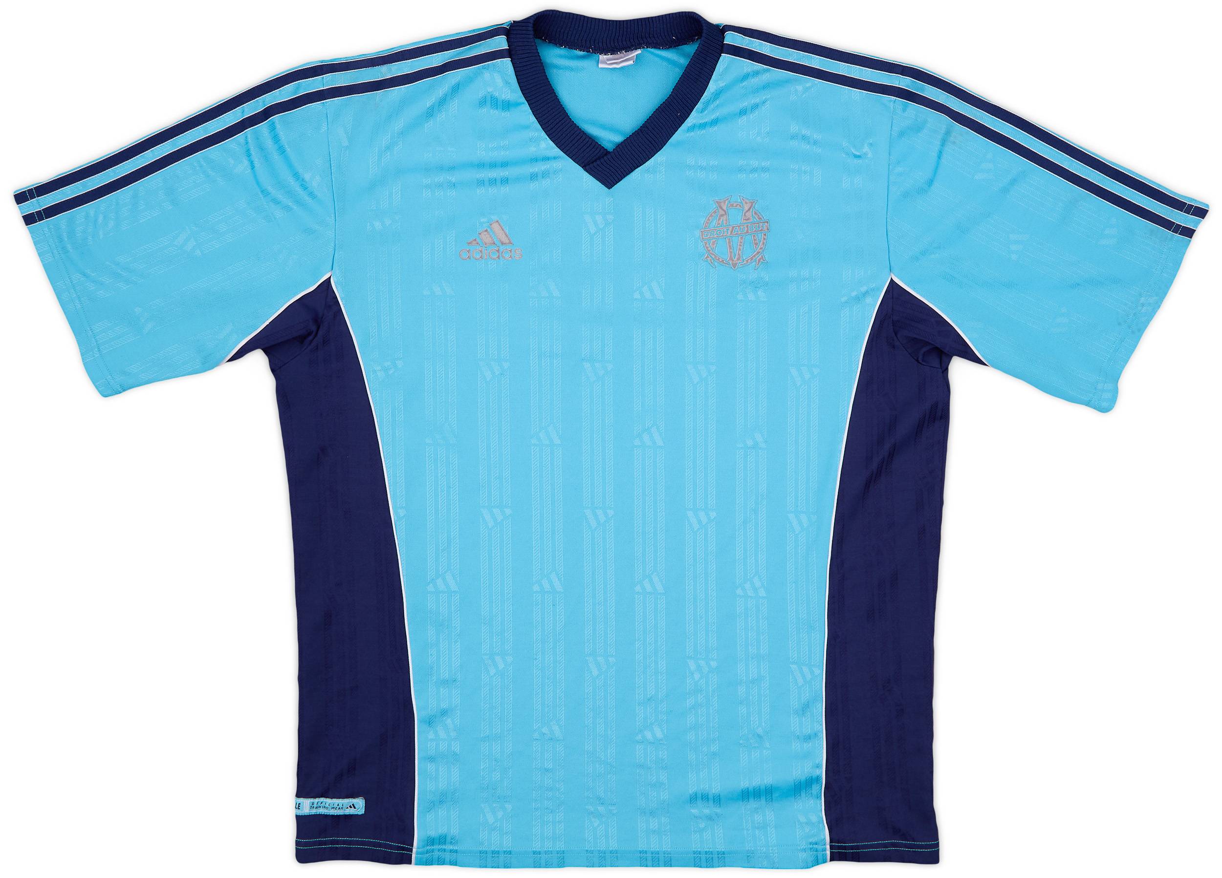 2000-01 Olympique Marseille adidas Training Shirt - 5/10 - (L)