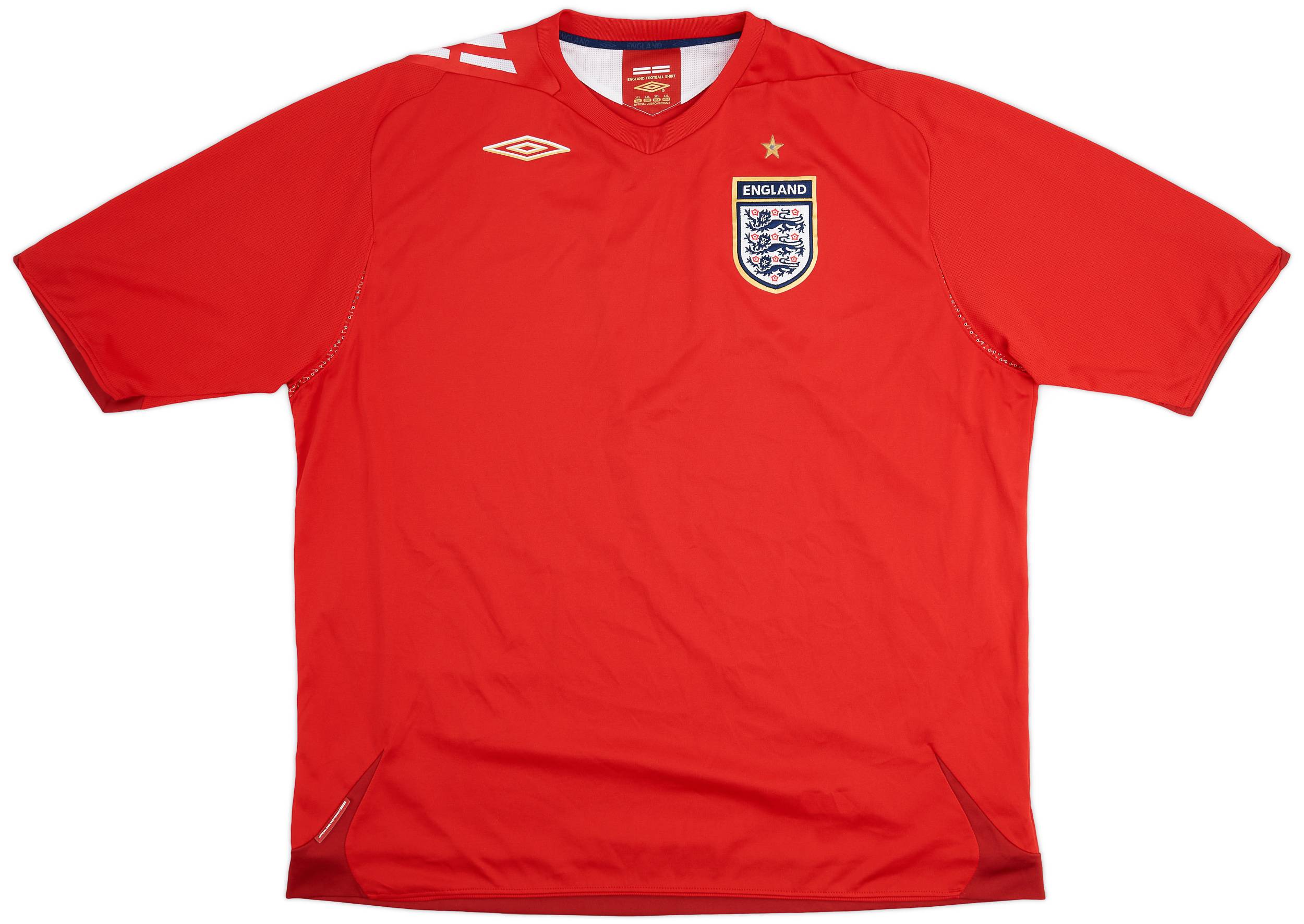 2006-08 England Away Shirt - 8/10 - (3XL)