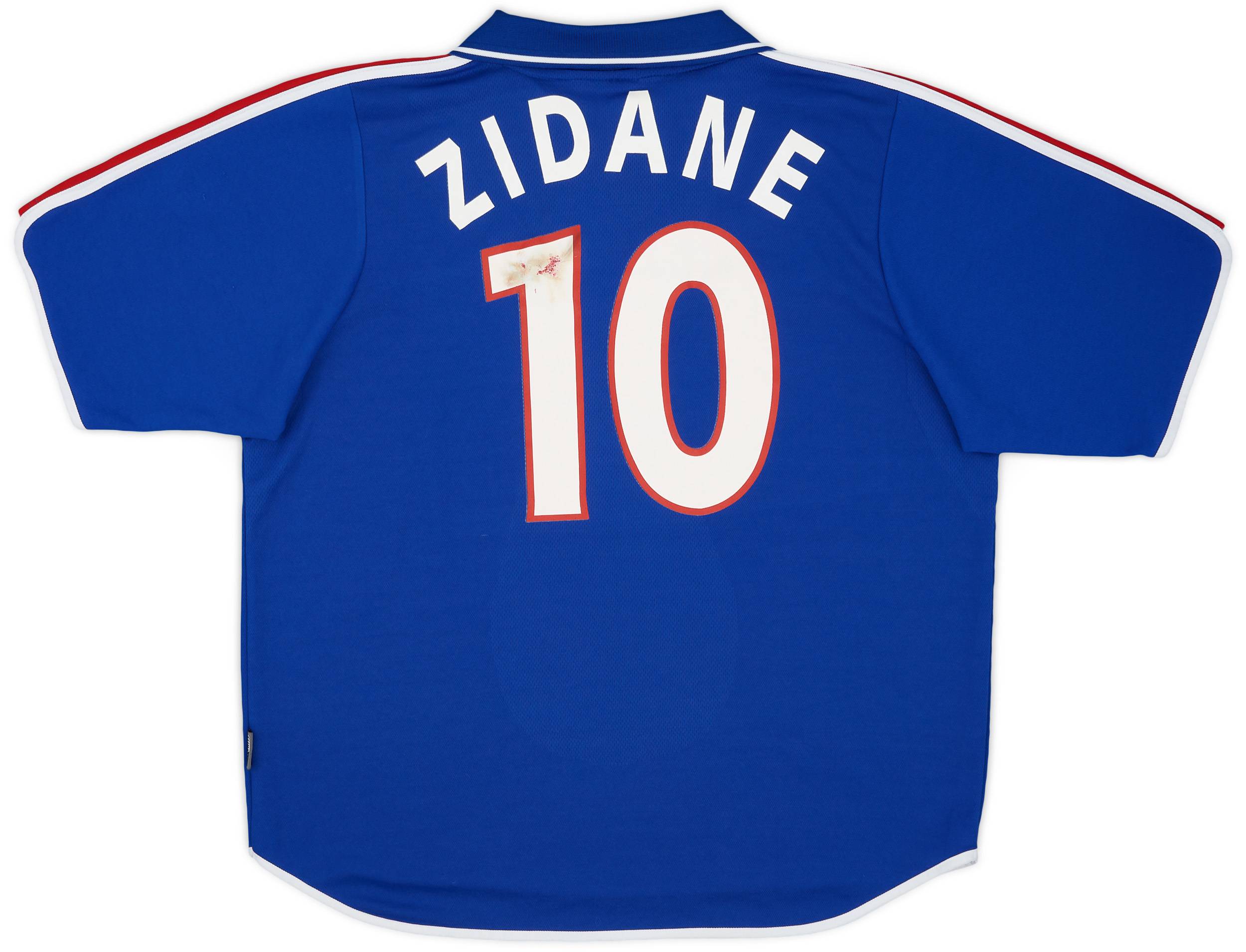 2000-02 France Home Shirt Zidane #10 - 4/10 - (XL)