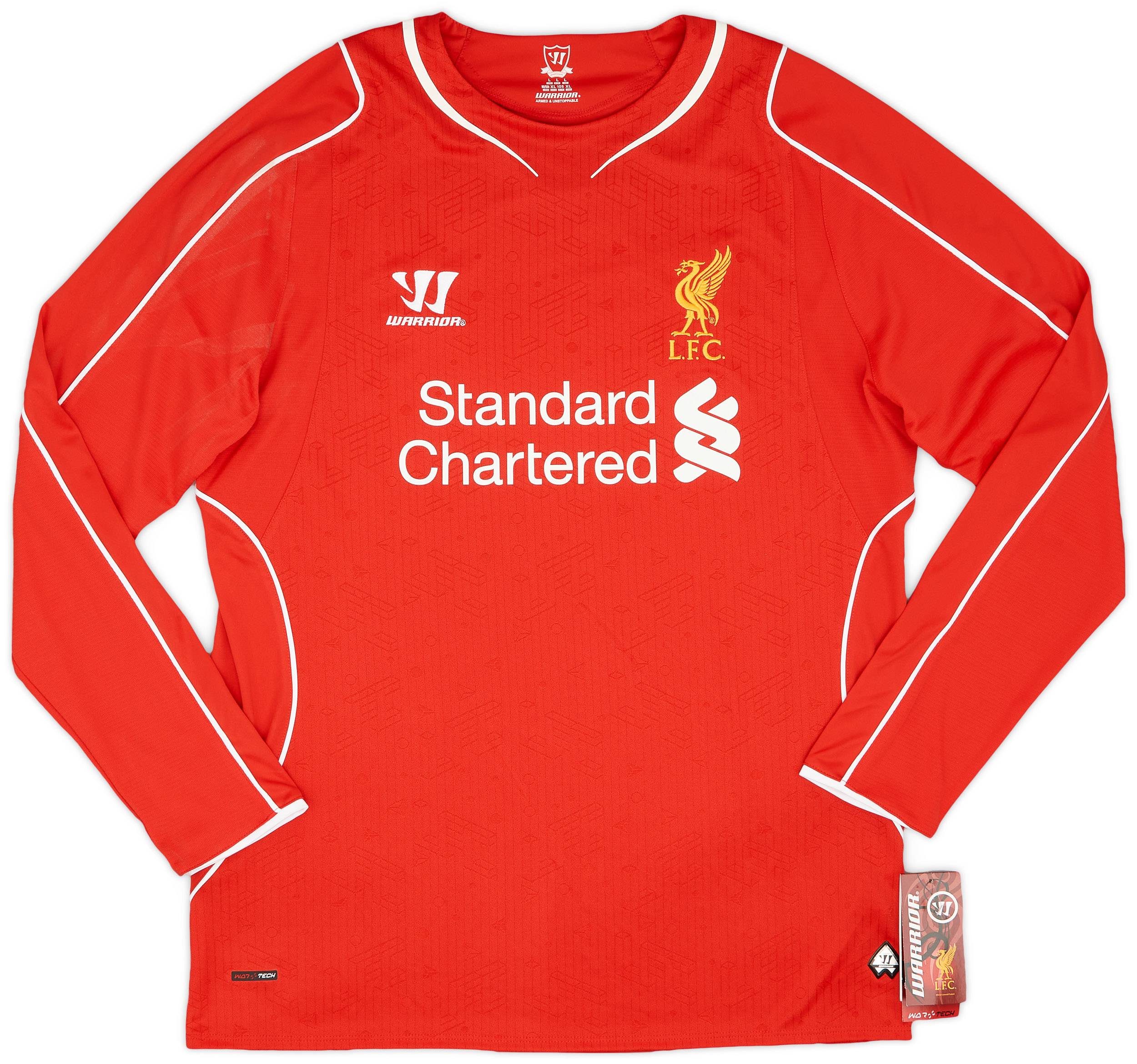 2014-15 Liverpool Home L/S Shirt (L)