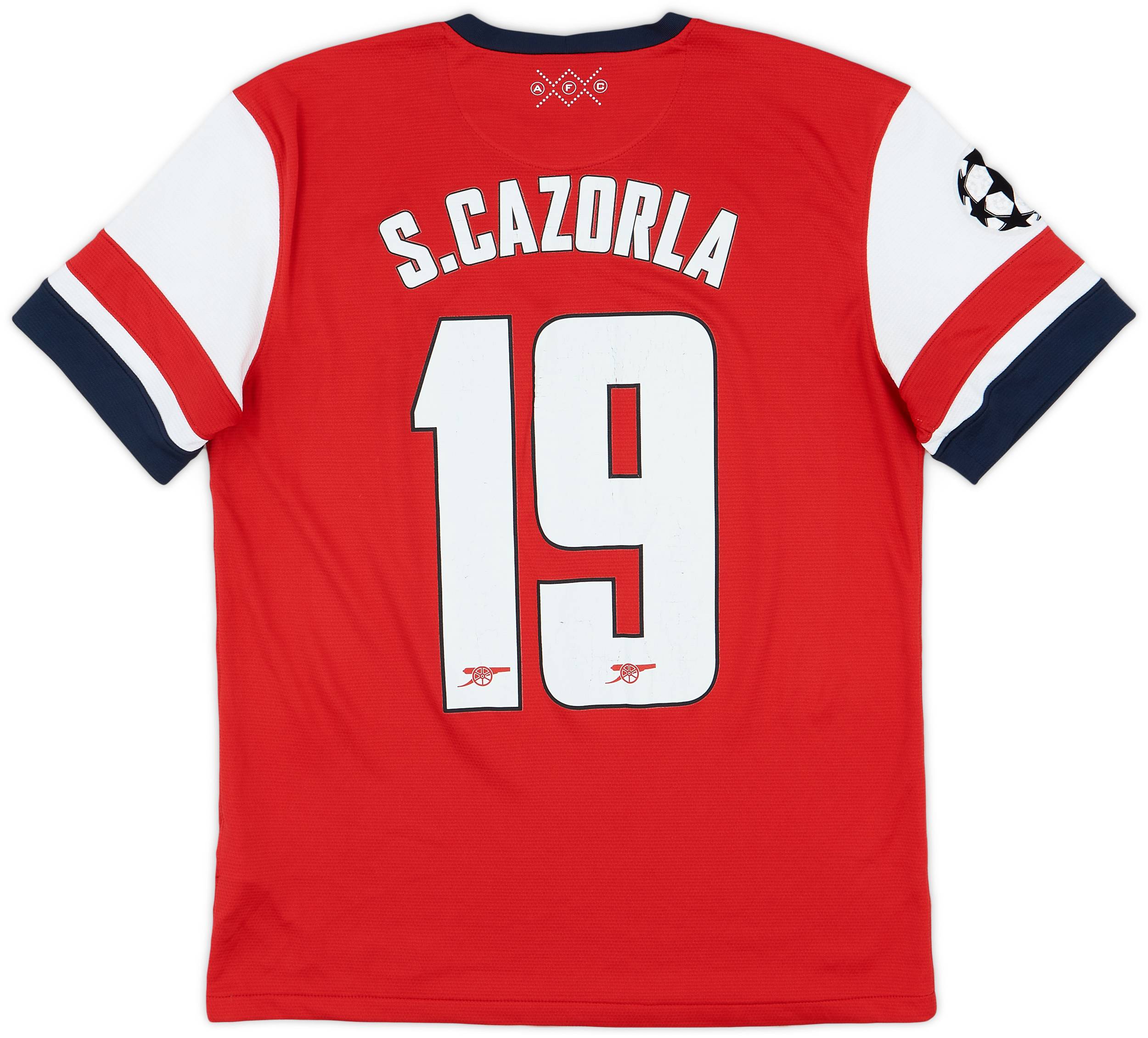 2012-14 Arsenal Home Shirt S.Cazorla #19 - 6/10 - (M)