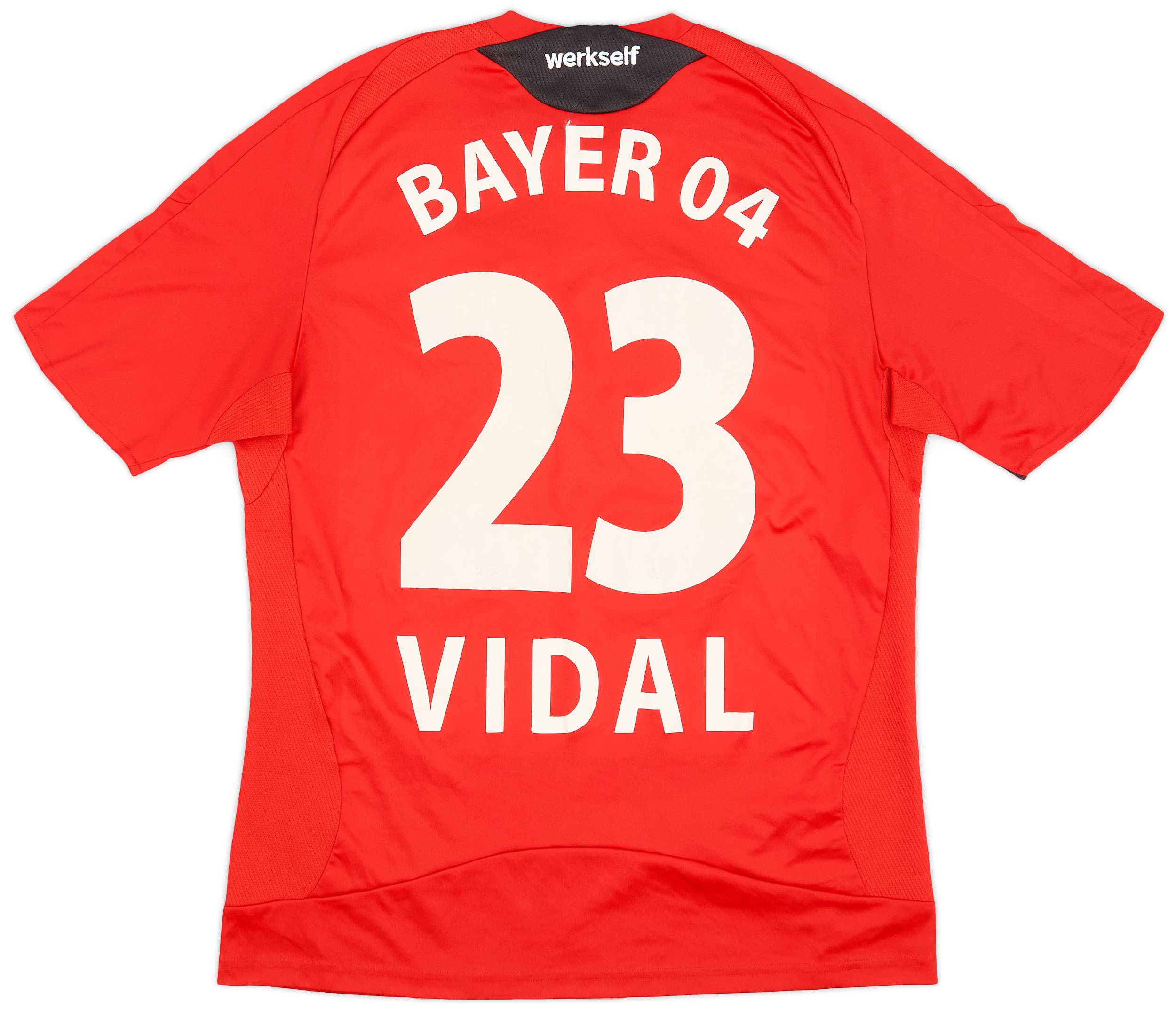 2008-10 Bayer Leverkusen Home Shirt Vidal #23 - 6/10 - (L)