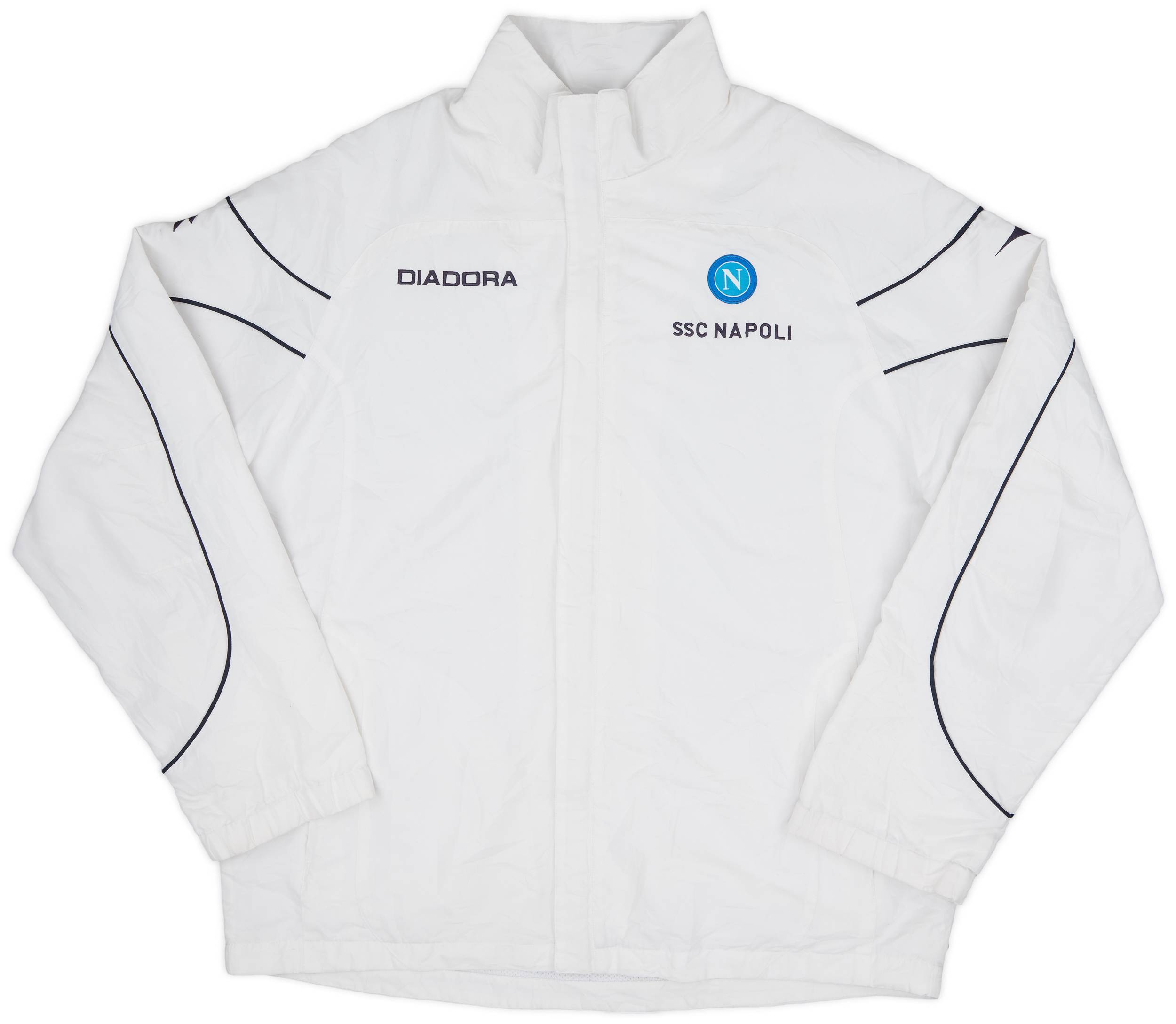 2007-08 Napoli Diadora Track Jacket - 8/10 - (L)